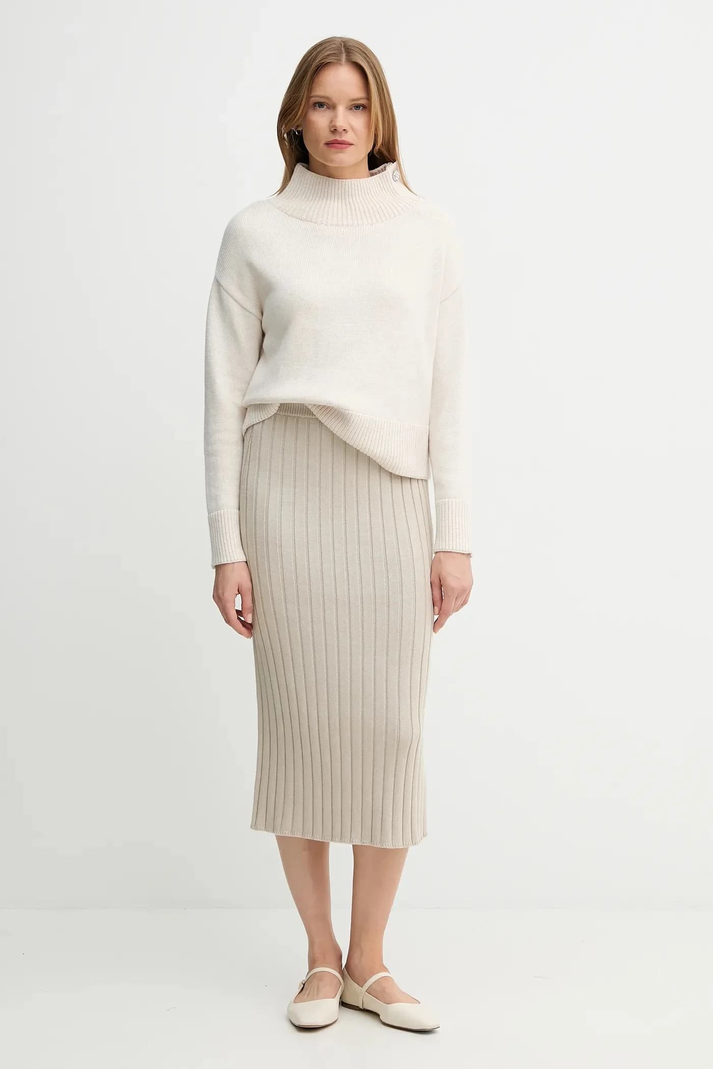 Свитер из смесовой шерсти - фото 2