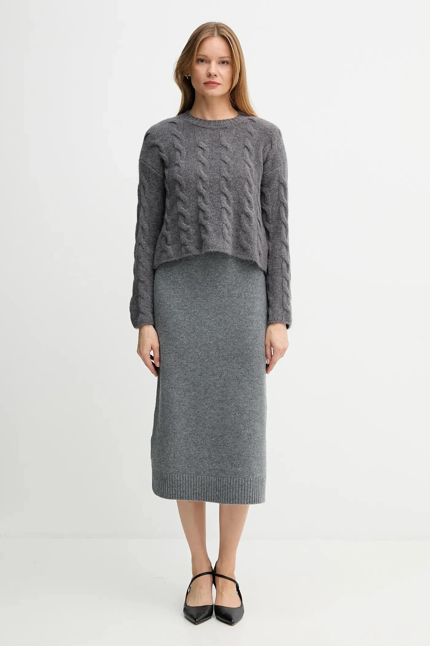 Свитер из смесовой шерсти - фото 2