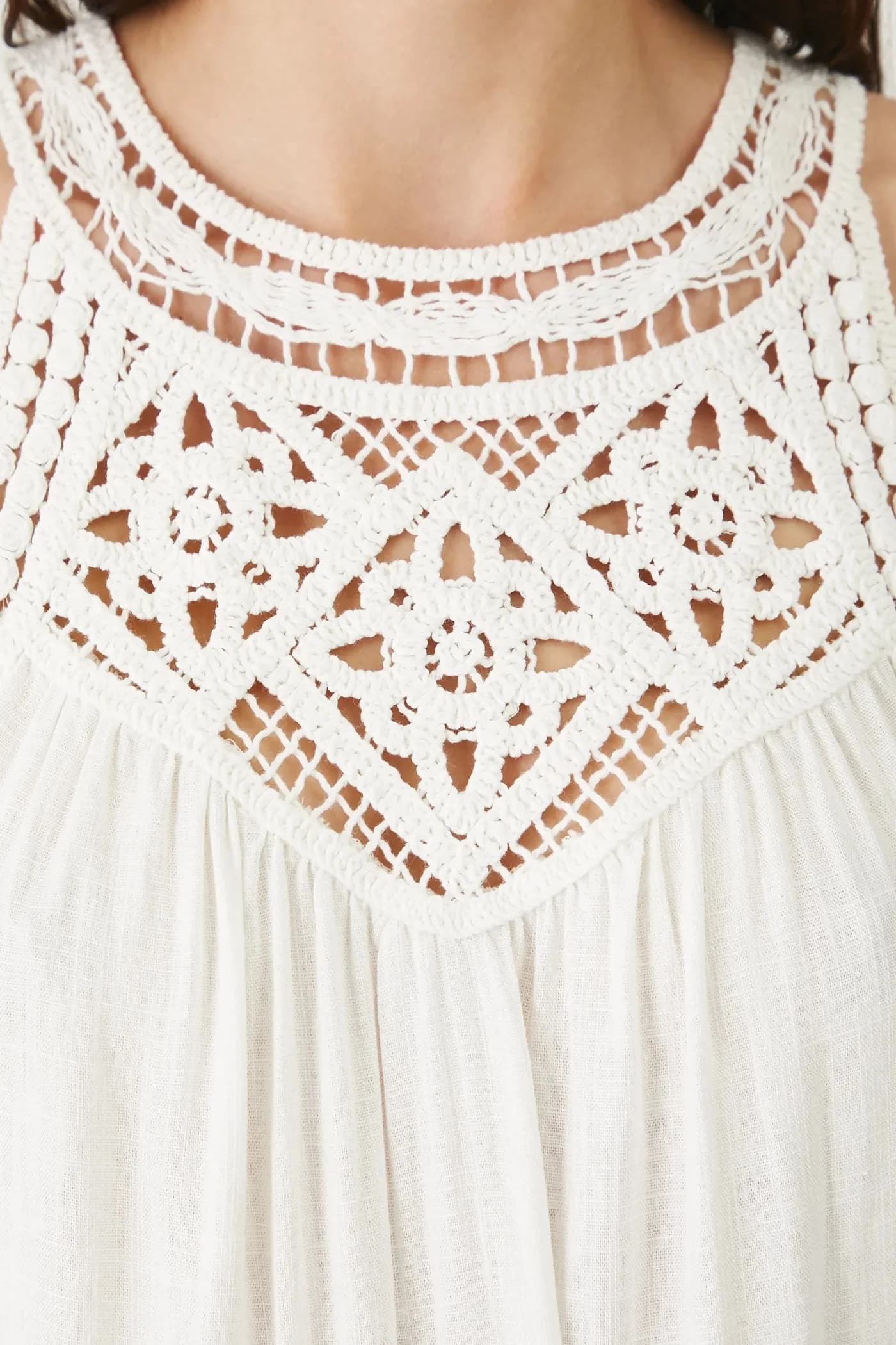 Платье из смесового льна - фото 6