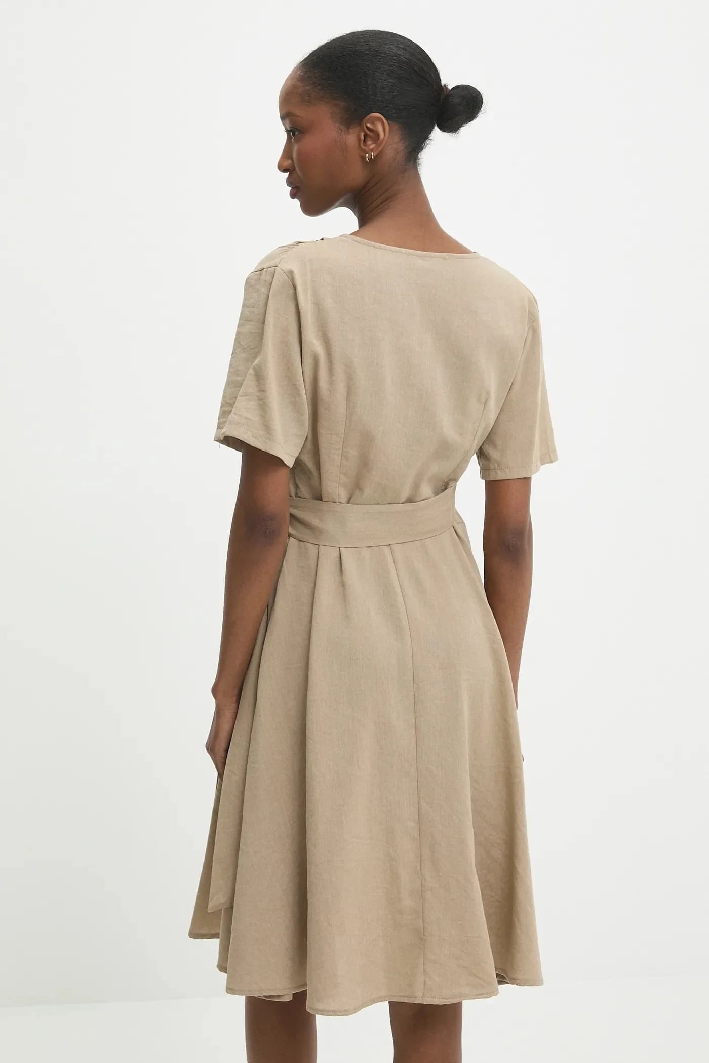 Льняное платье - фото 3