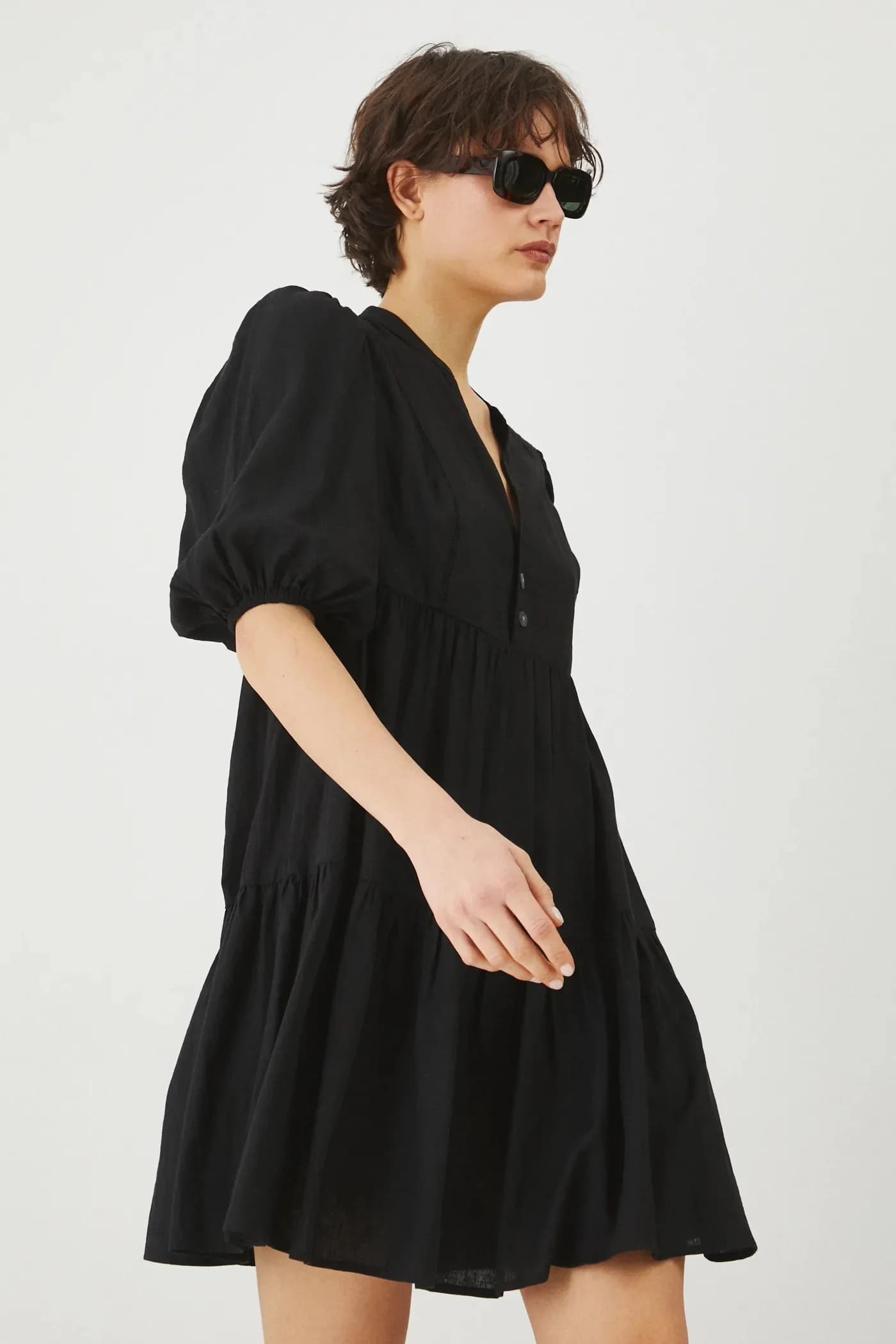 Льняное платье - фото 4