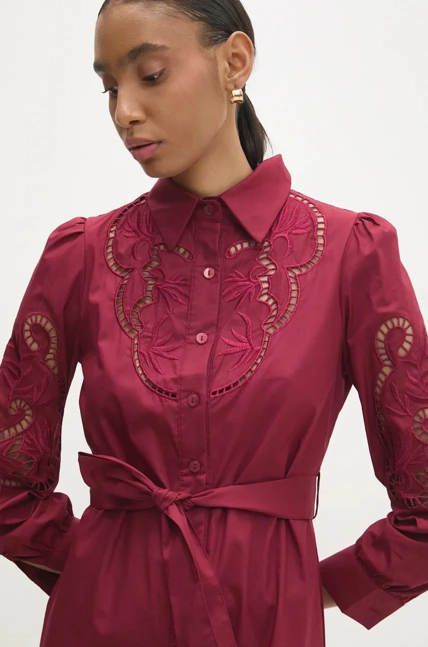 Хлопковое платье Answear Lab - фото 4