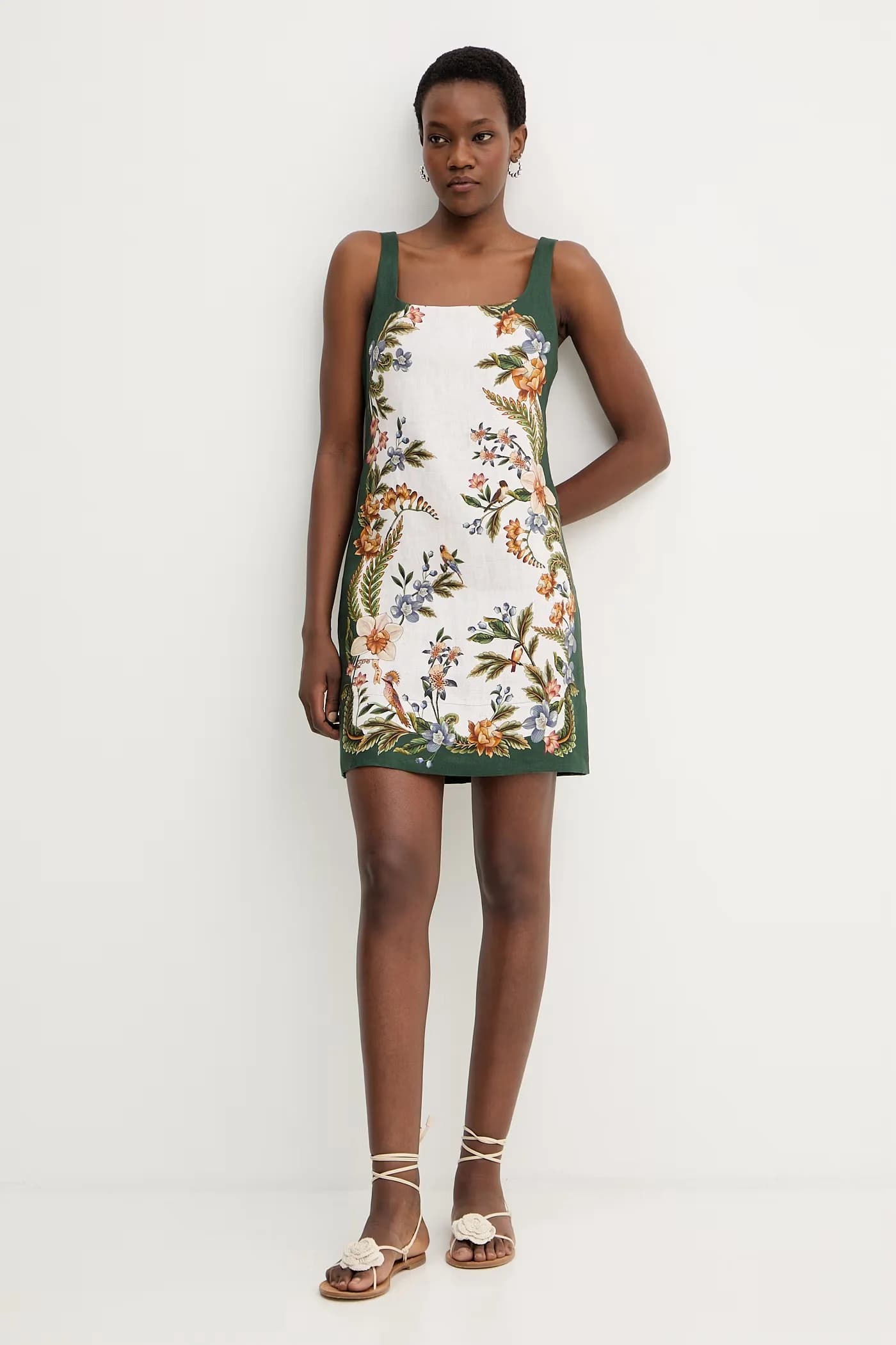 Льняное платье - фото 2