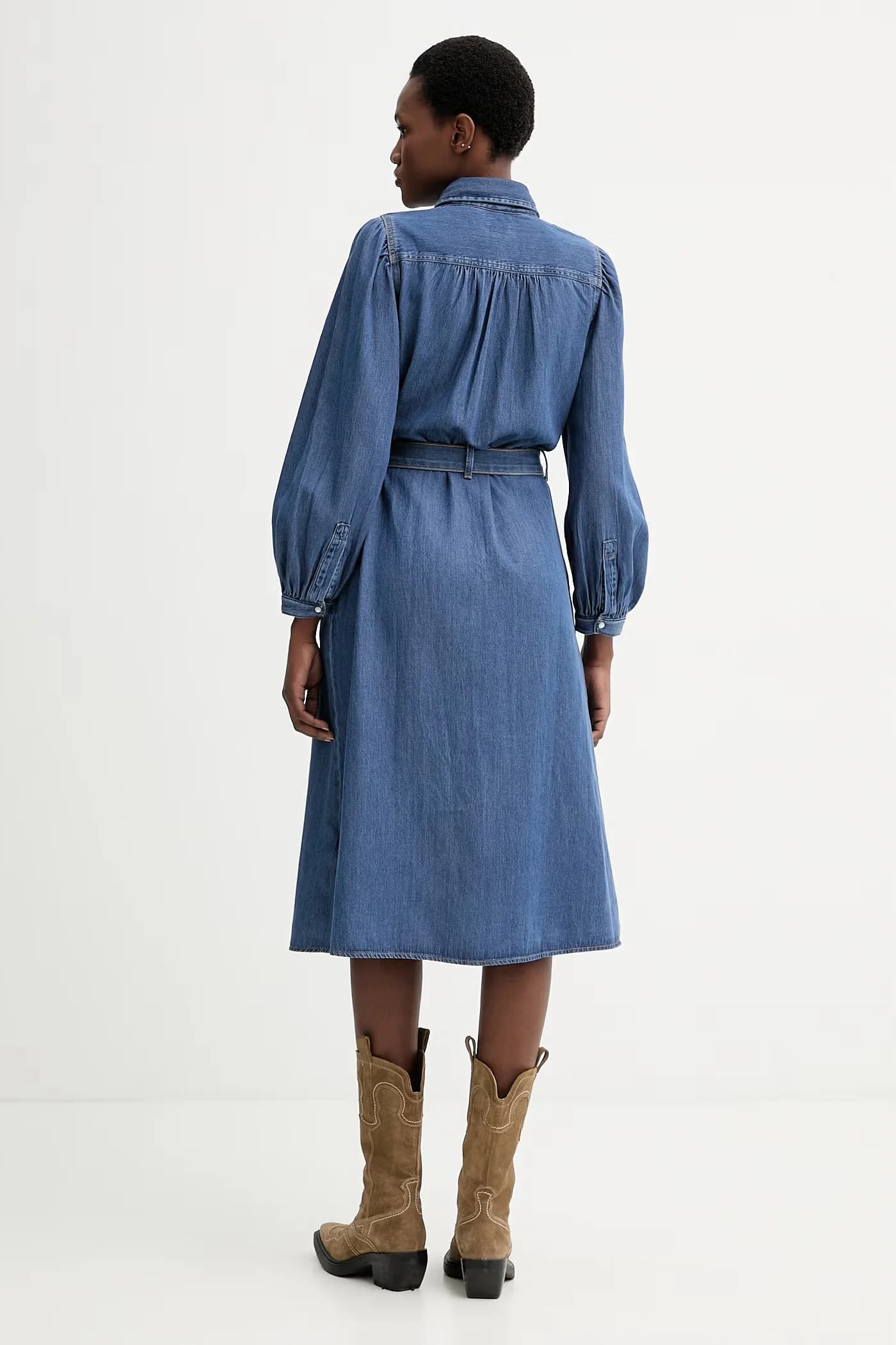 Джинсовое платье JOURNEY LS MAXI - фото 3