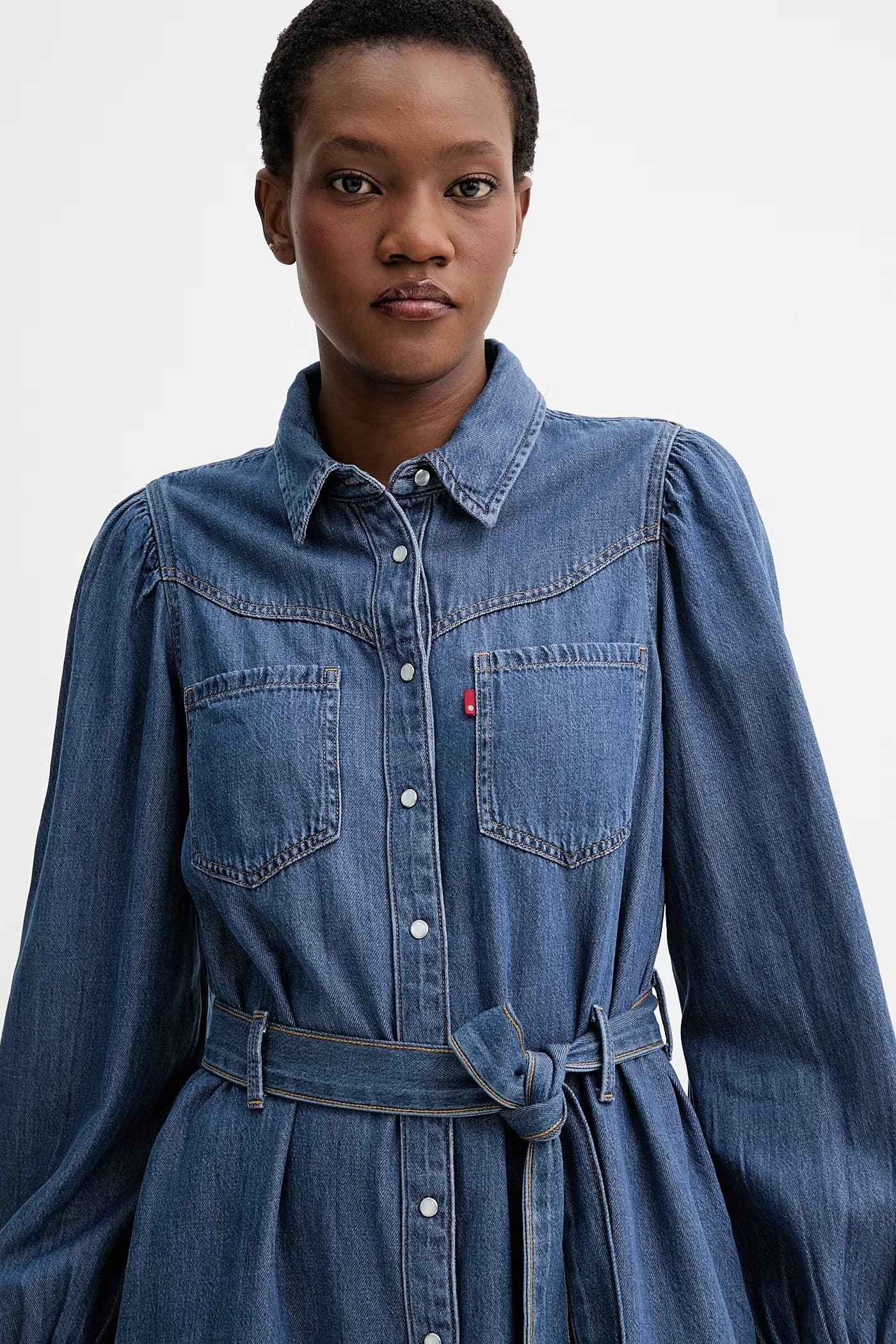 Джинсовое платье JOURNEY LS MAXI - фото 4