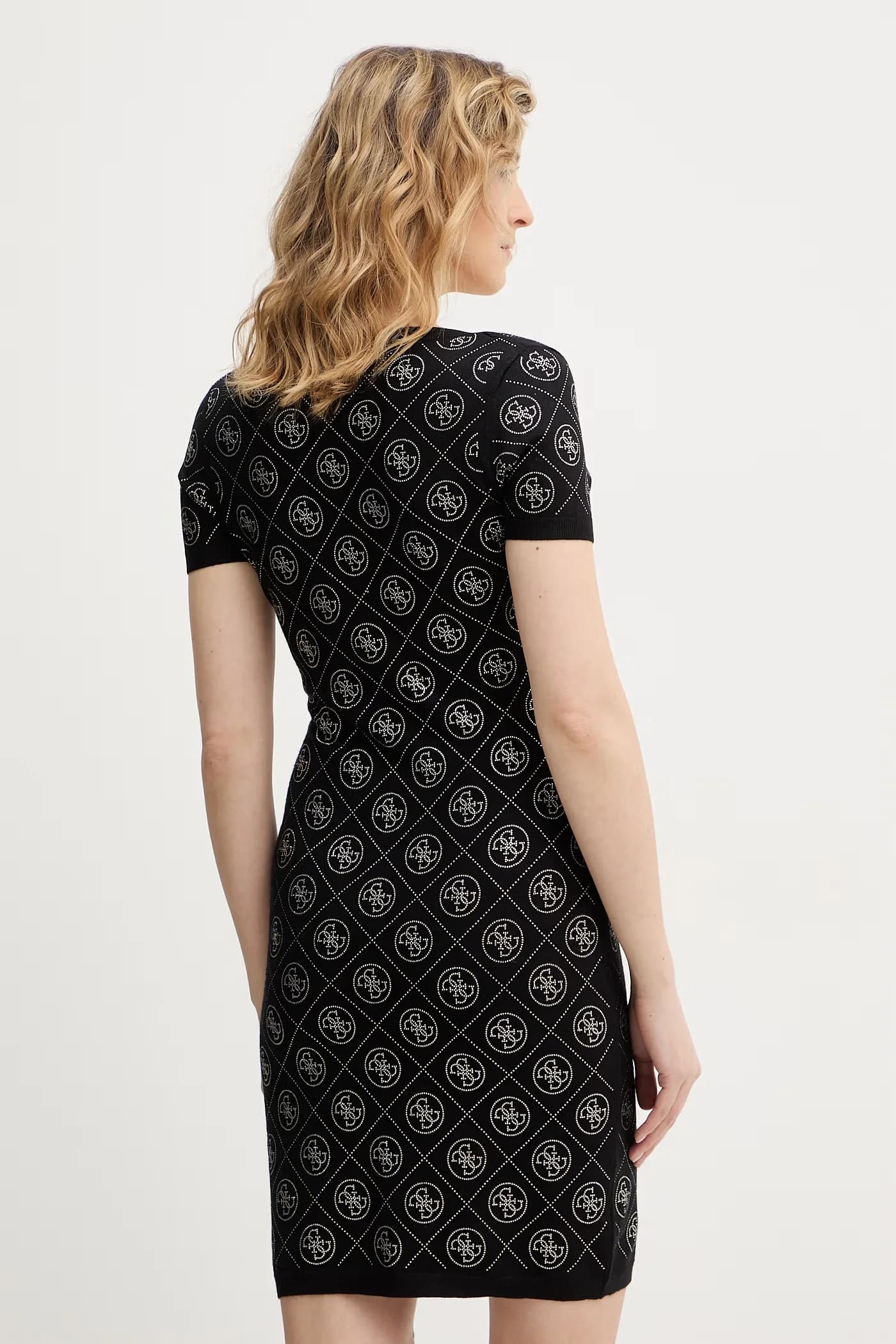 Платье из смесовой шерсти 4G. - фото 3