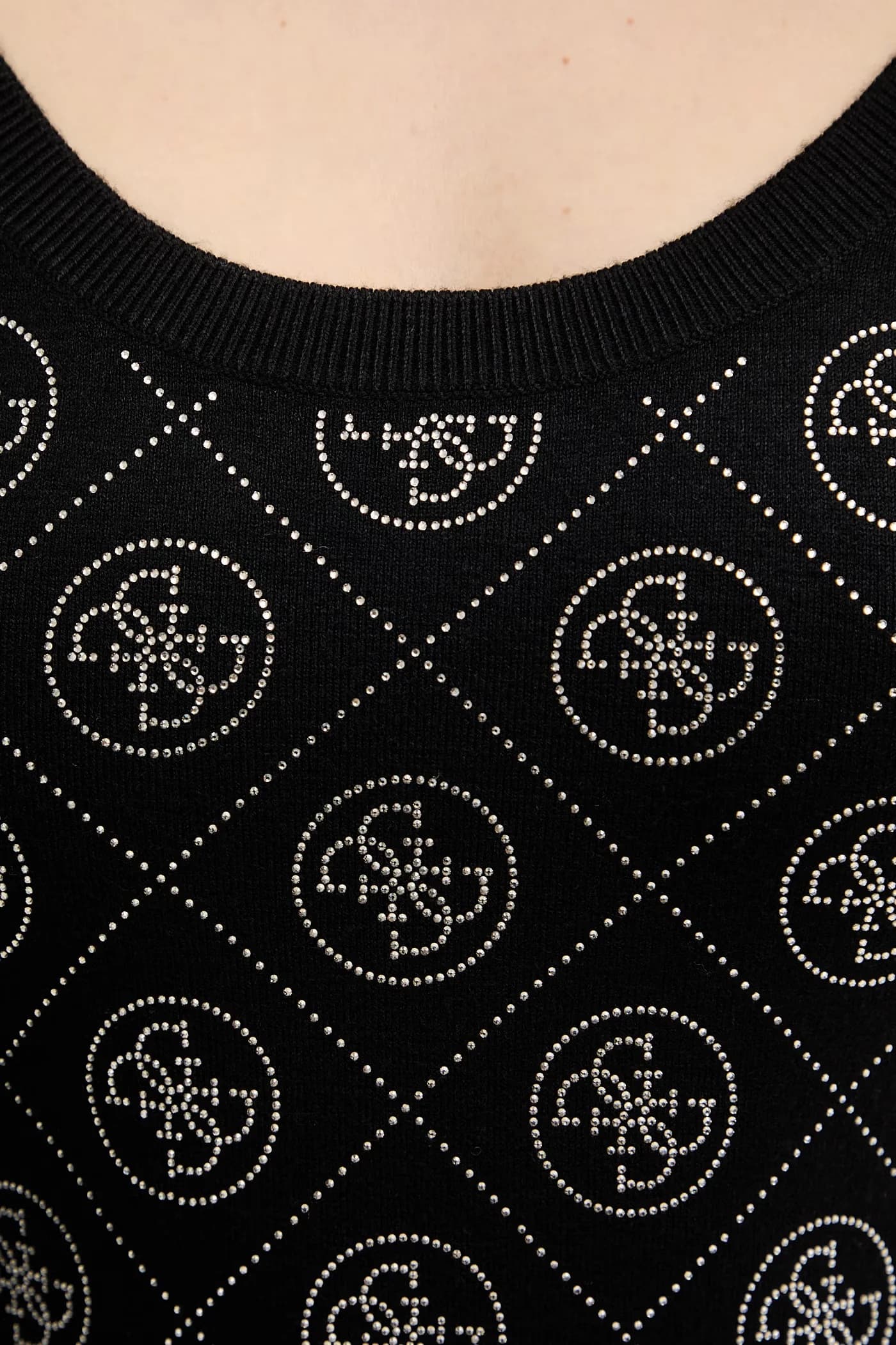 Платье из смесовой шерсти 4G. - фото 5