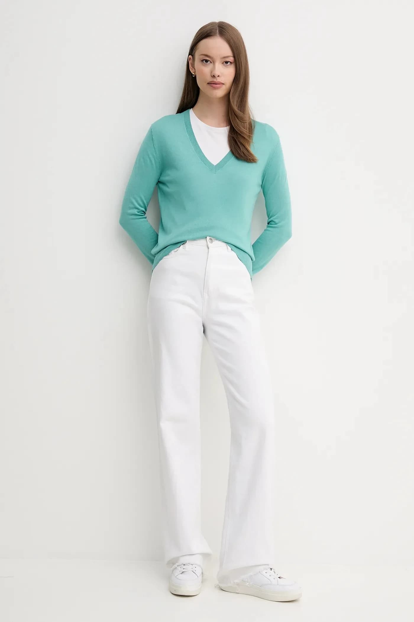 Свитер из смесового шелка - фото 2