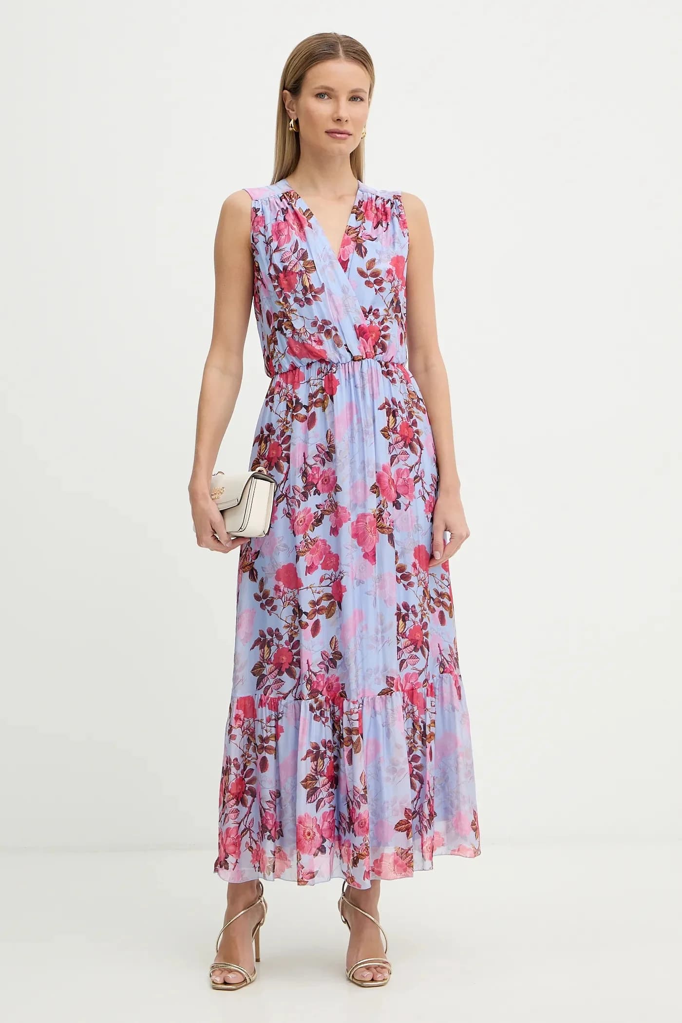 Платье с добавлением шелка