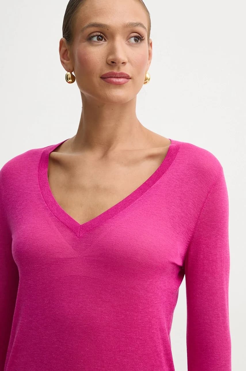 Свитер из смесового шелка - фото 4