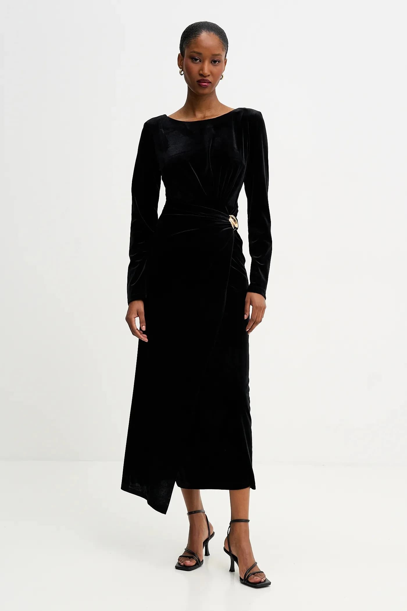 Велюровое платье - фото 2