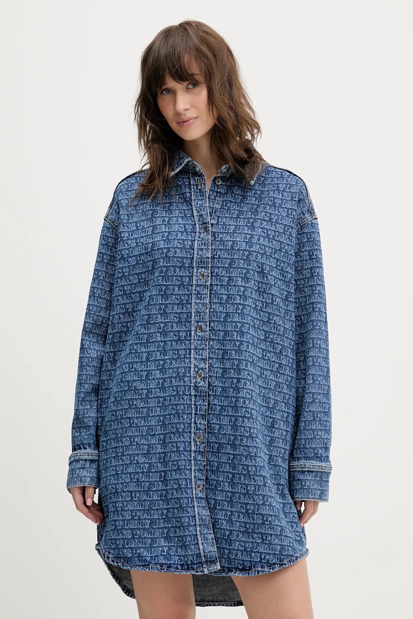 Джинсовое платье