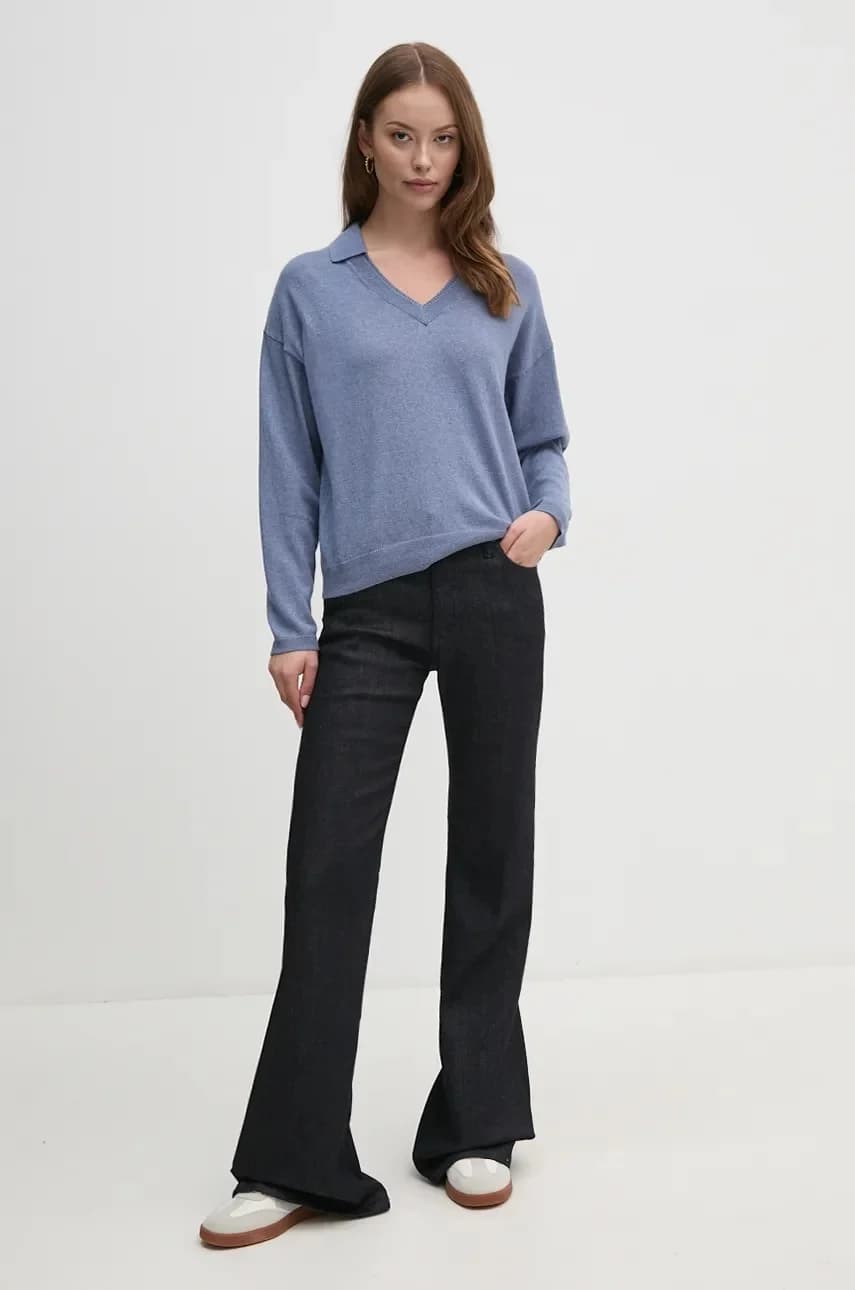 ISELA POLO свитер из смесовой шерсти - фото 2