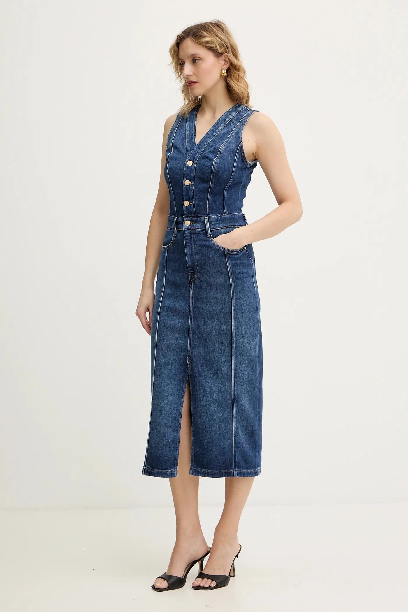 AMARA джинсовое платье - фото 2