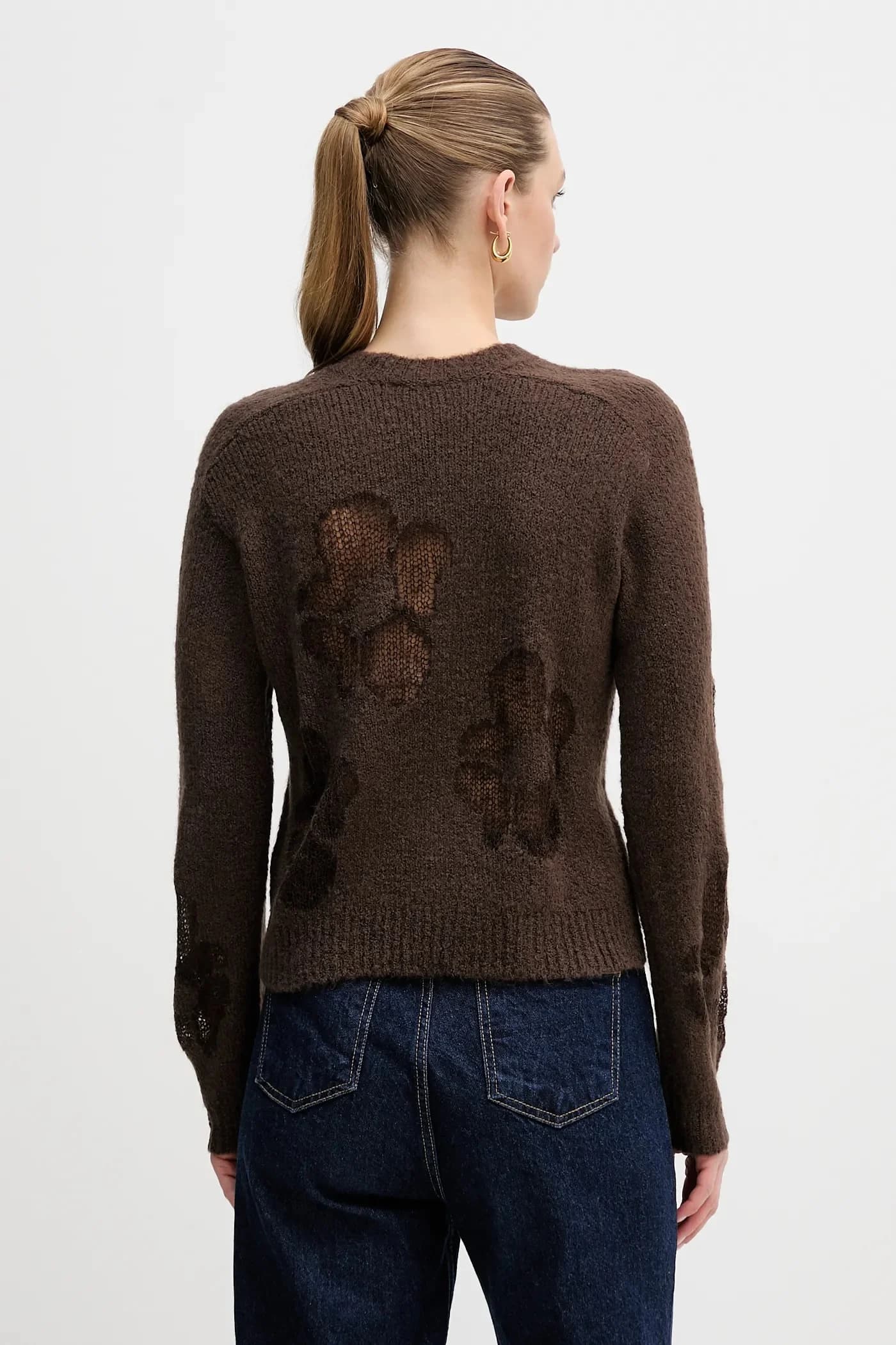 Свитер из смесовой шерсти - фото 3