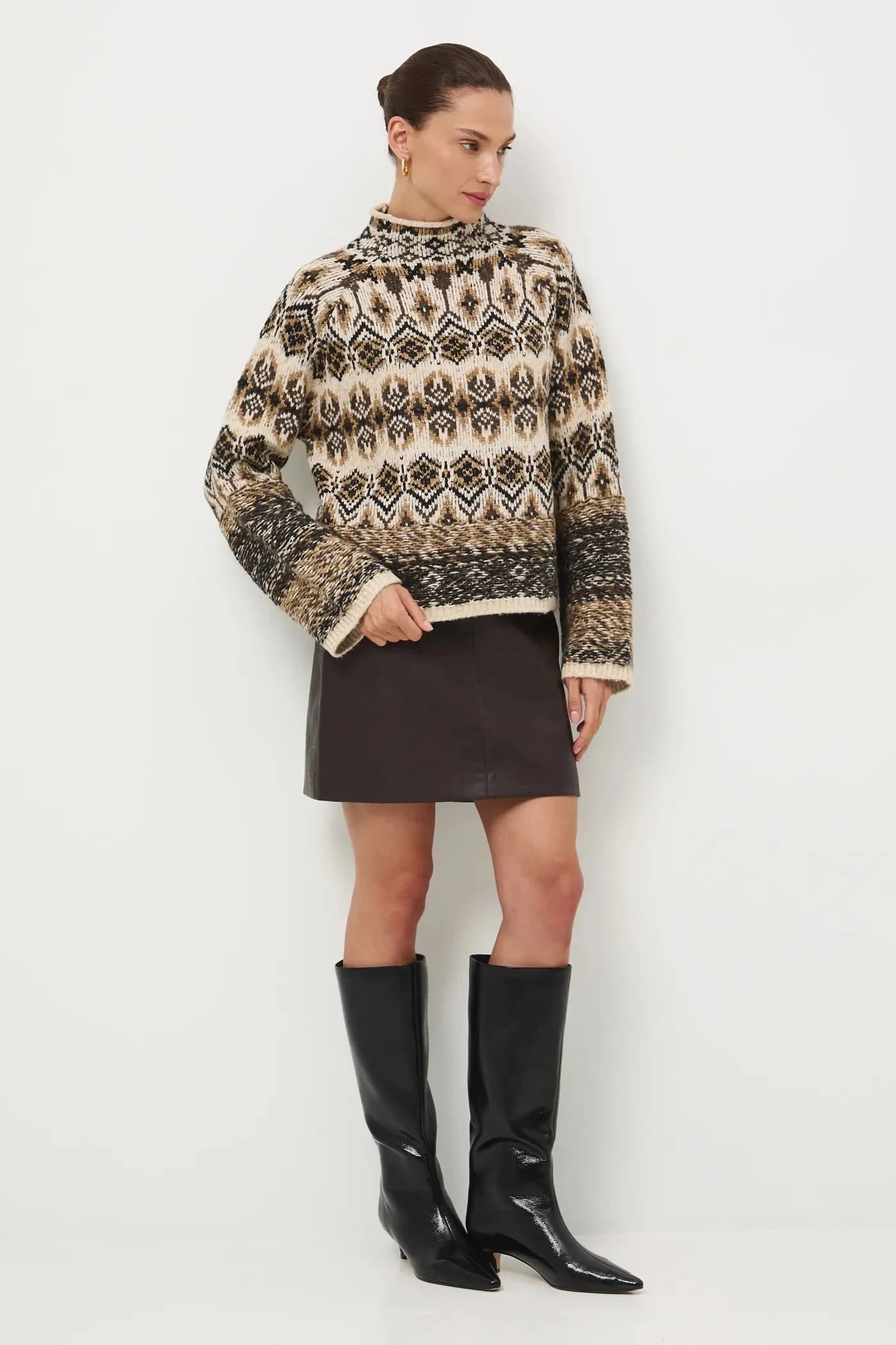 Свитер из смесовой шерсти - фото 2