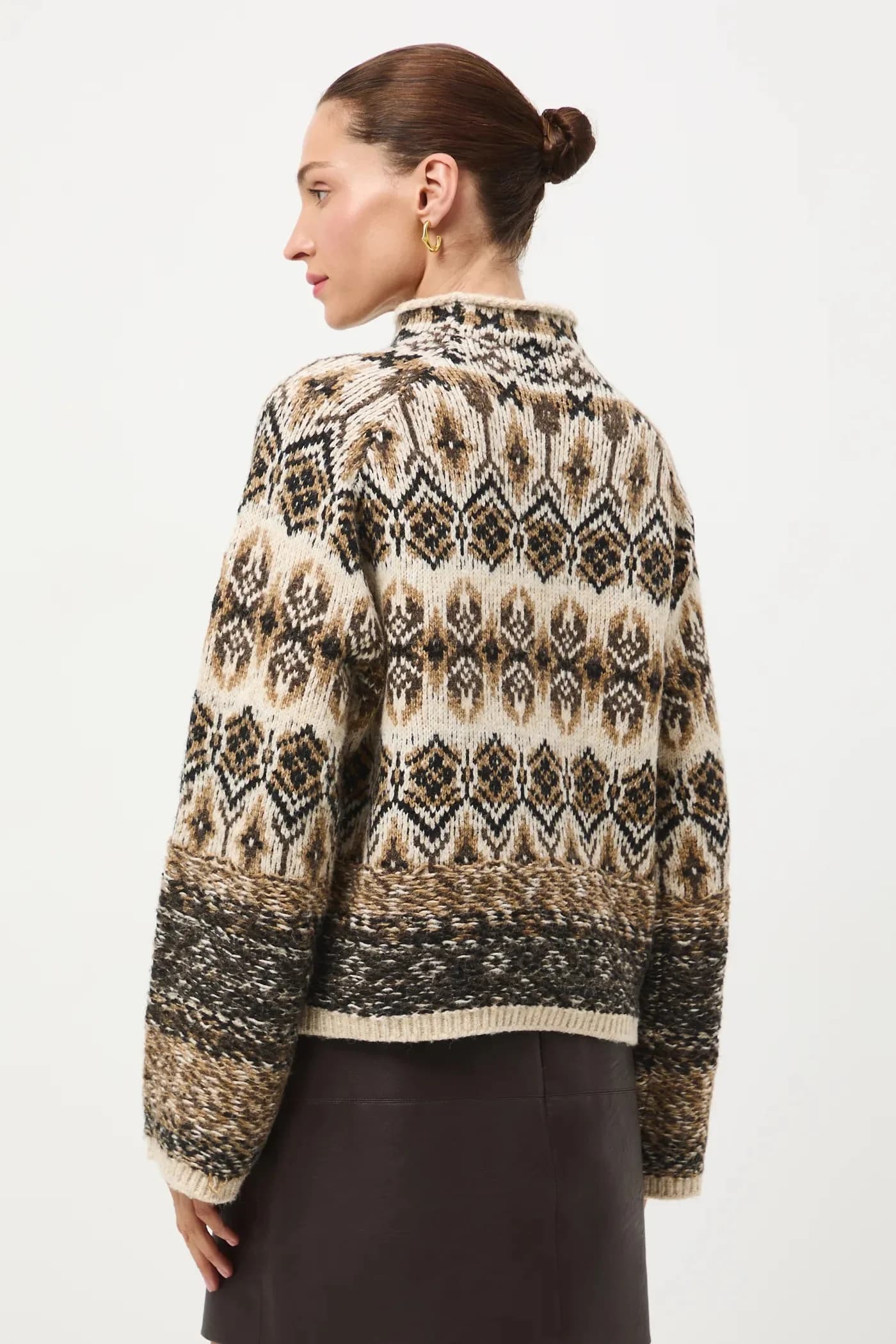 Свитер из смесовой шерсти - фото 3