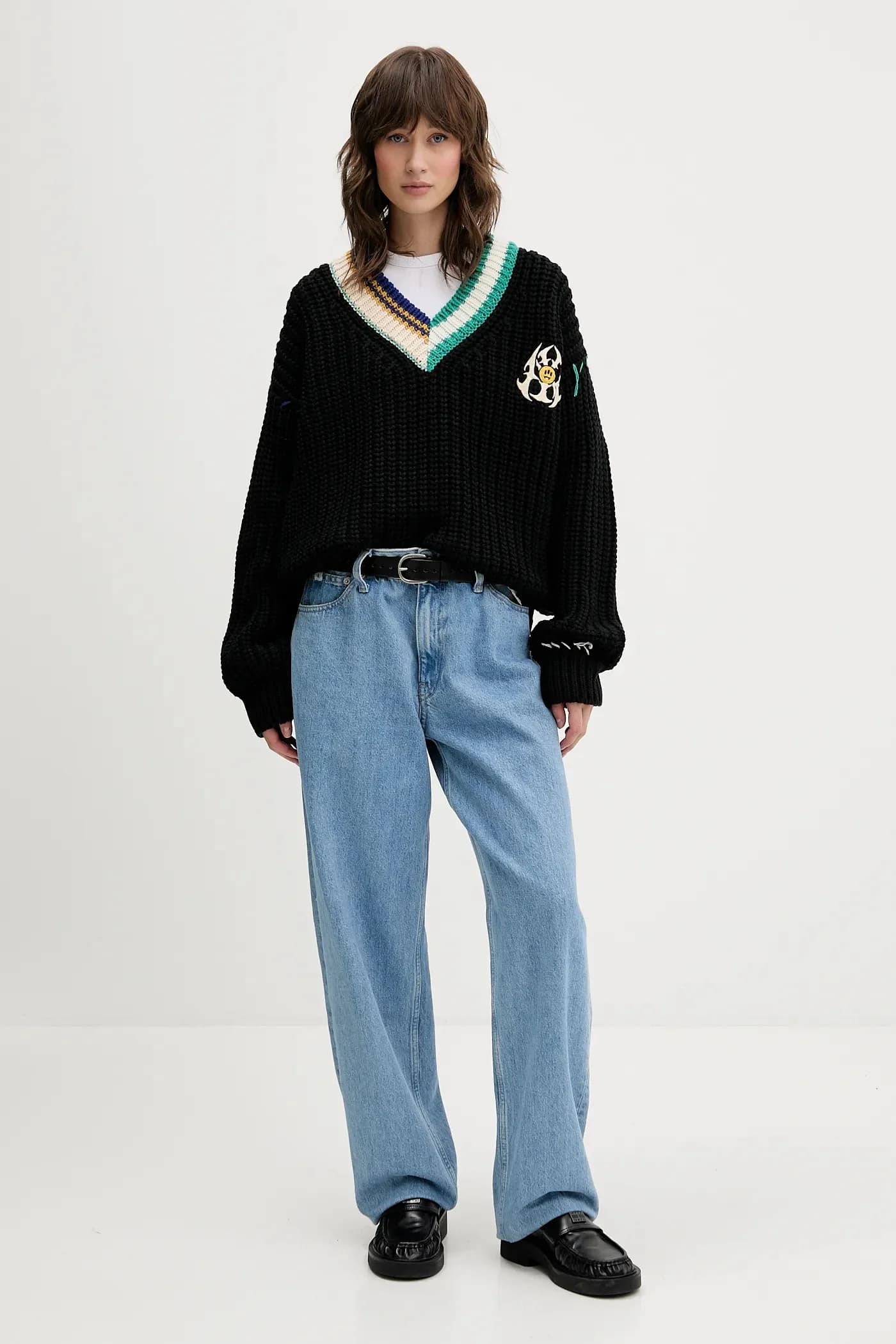 Свитер из смесовой шерсти - фото 2