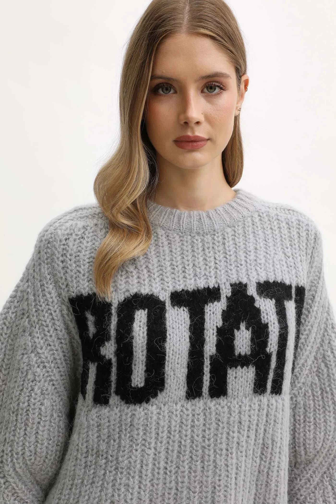 Свитер из смесовой шерсти - фото 4