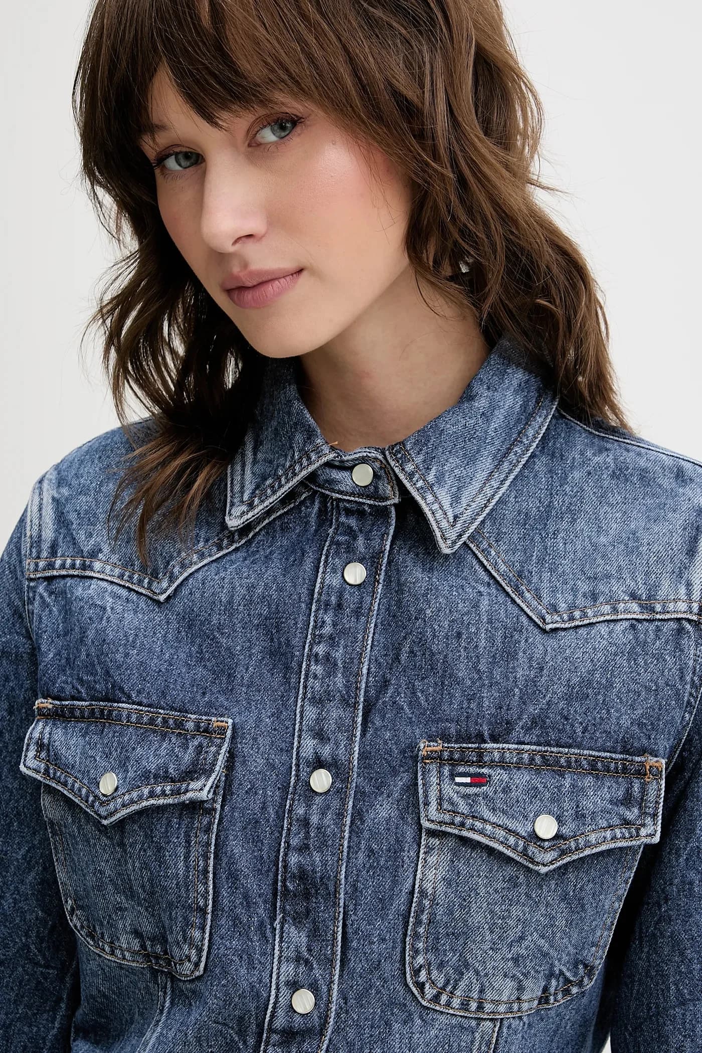 Джинсовое платье - фото 4