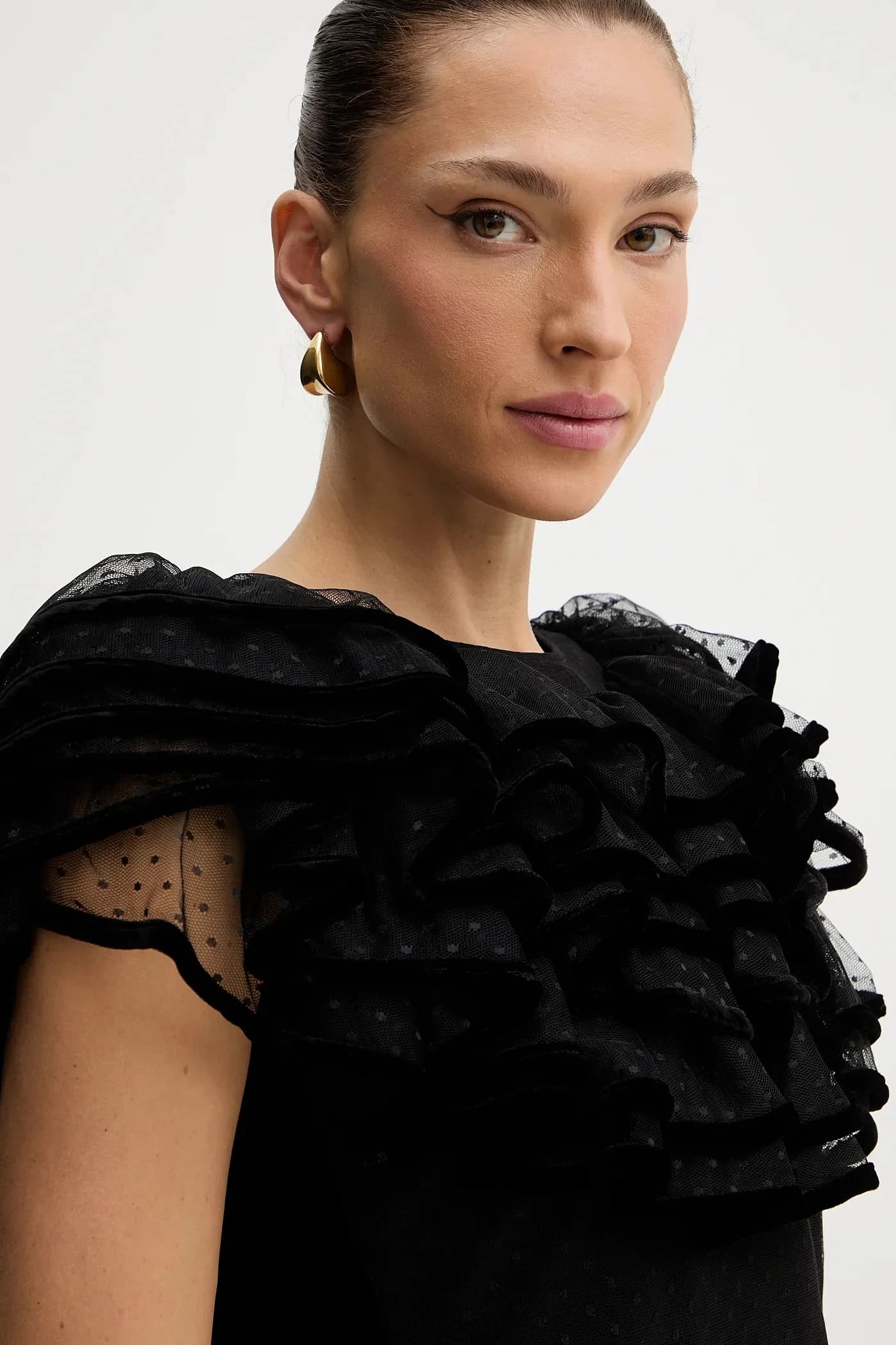 Платье с добавлением шелка - фото 4