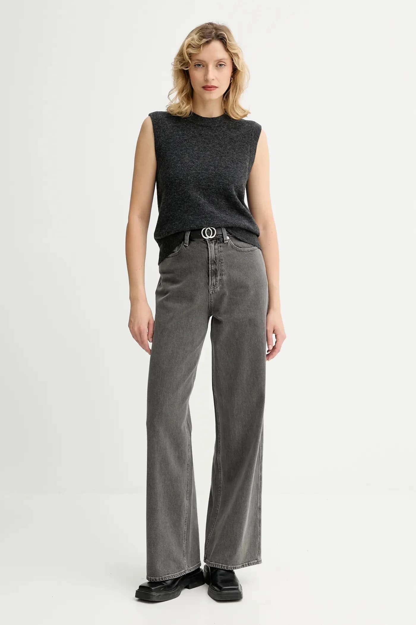 Жилет из смесовой шерсти - фото 2