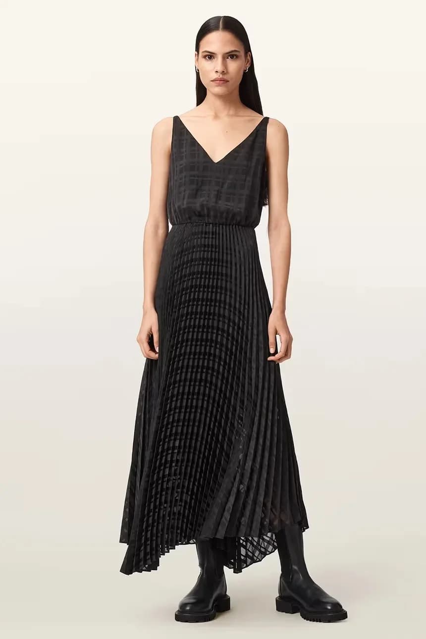 Платье-свитер из вискозы - фото 2