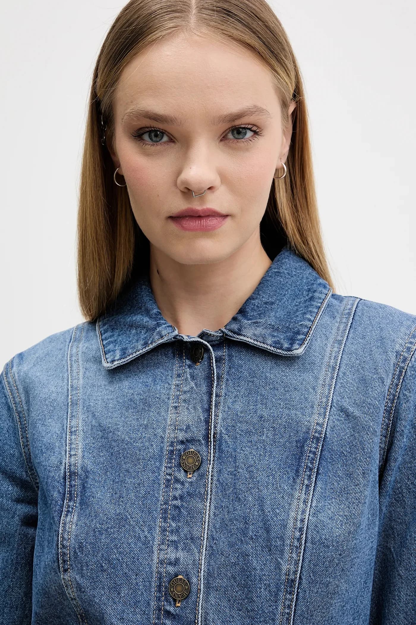 Джинсовое платье - фото 4