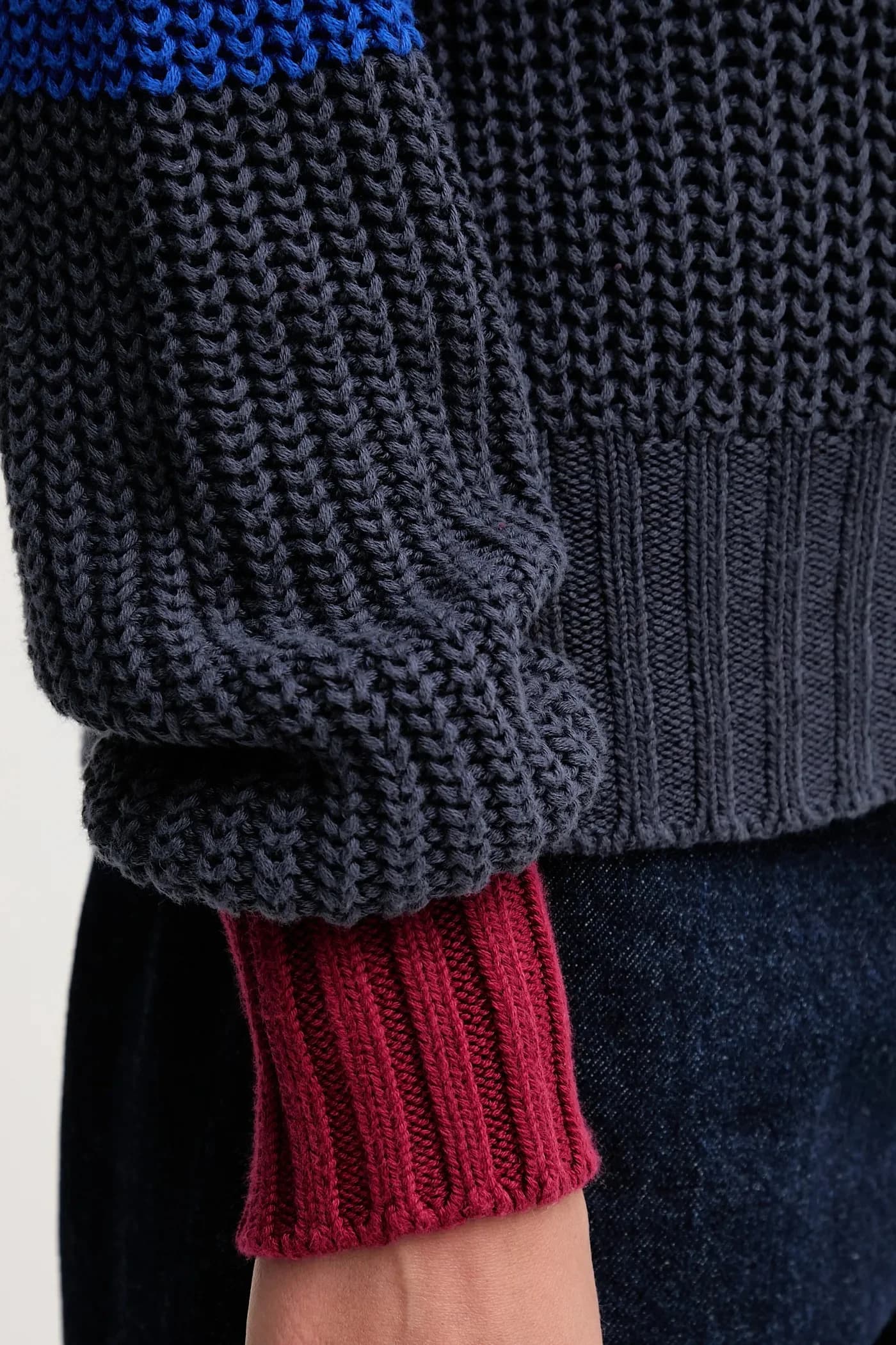 Хлопковый свитер - фото 5