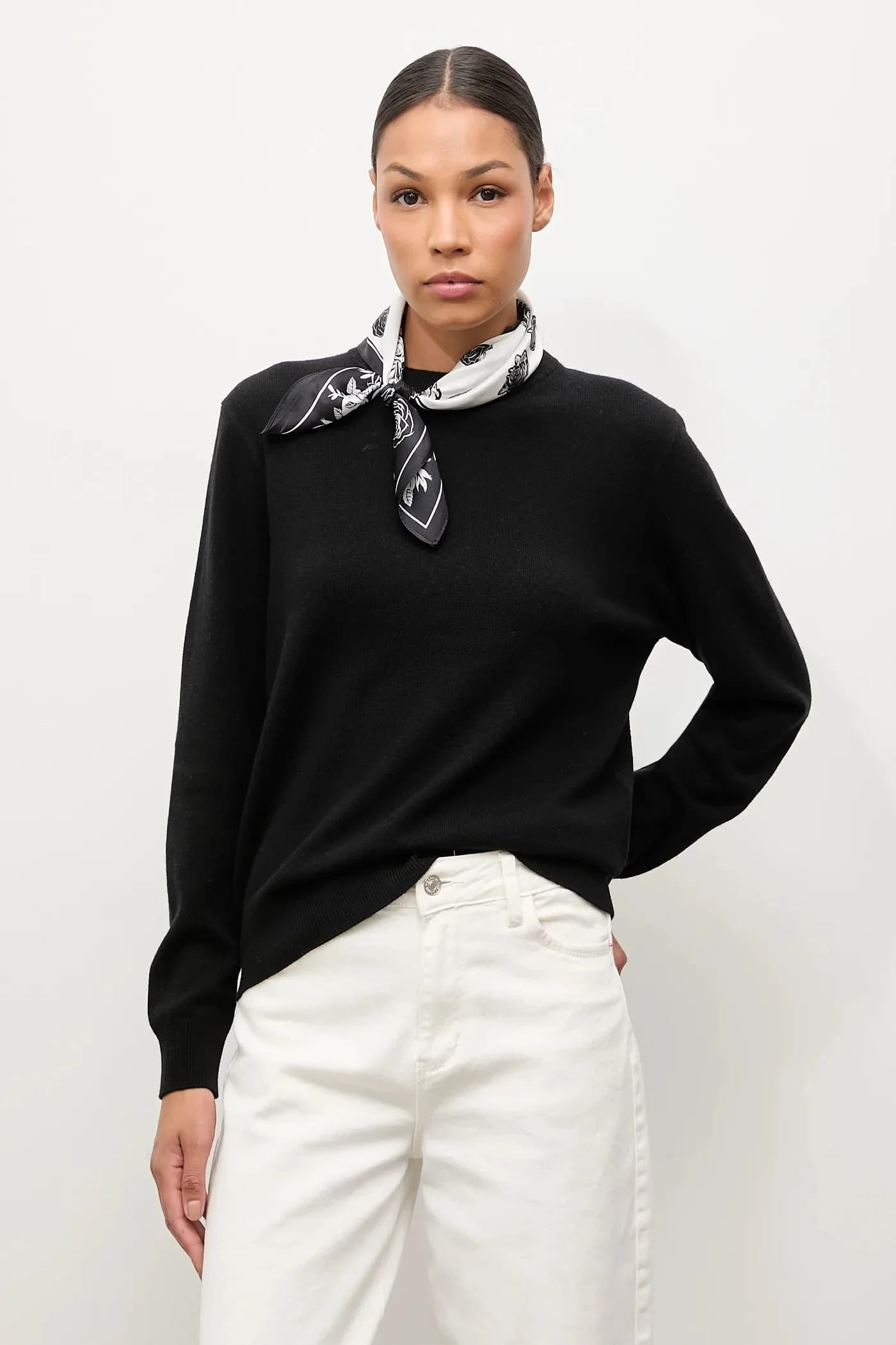 Свитер из мериносовой шерсти - фото 4