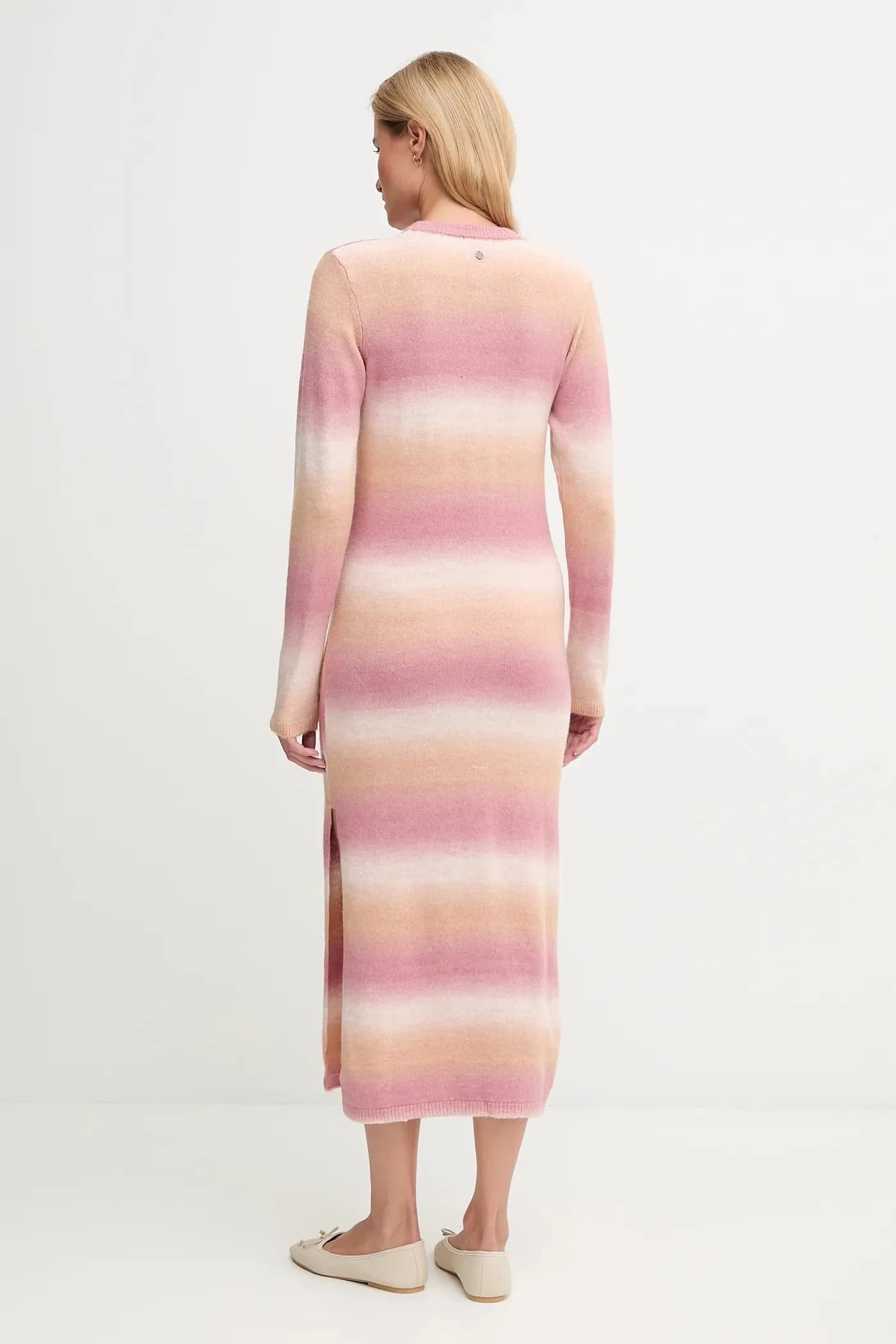 Платье из смесовой шерсти - фото 3