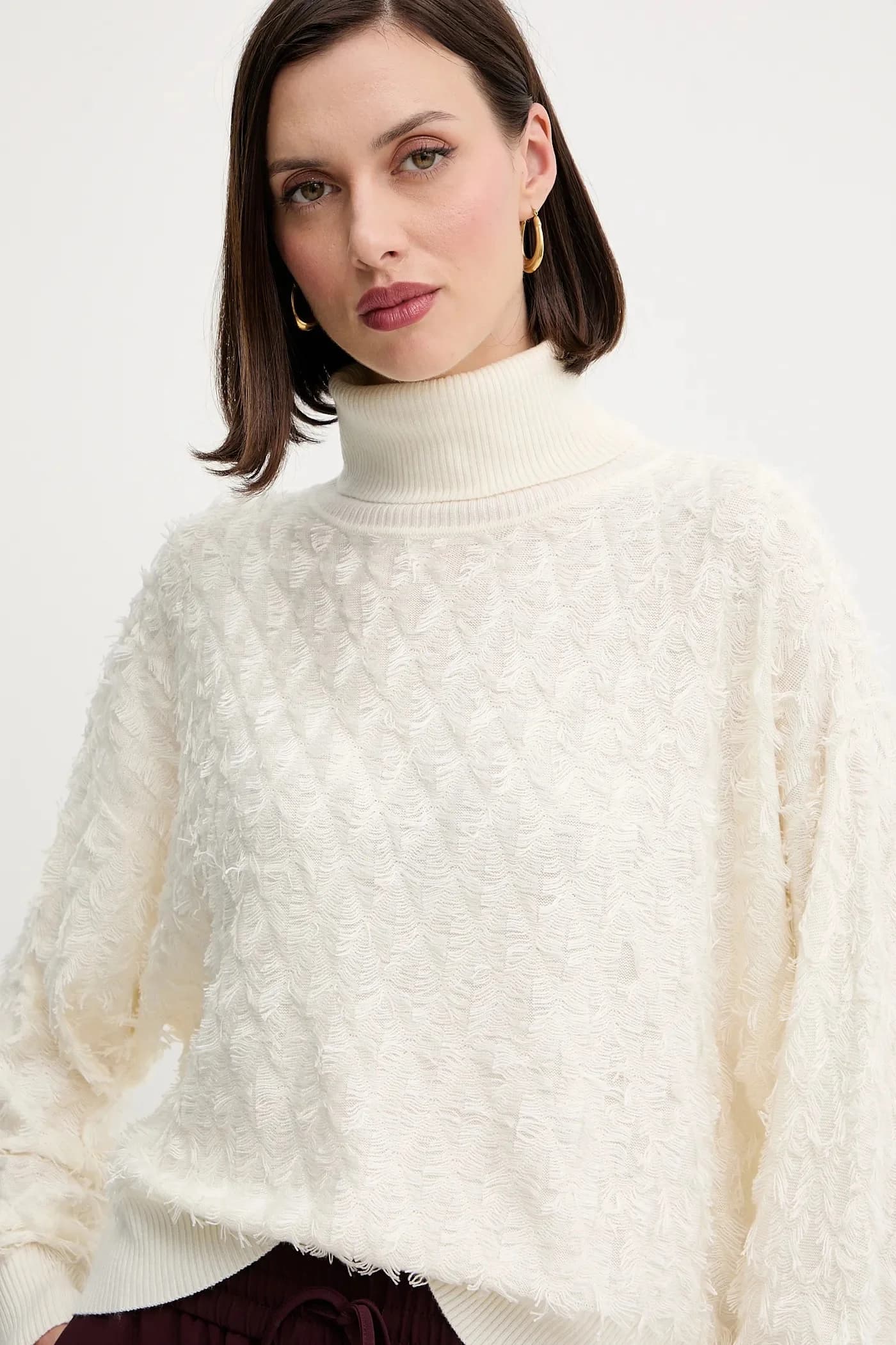 Свитер из смесовой шерсти - фото 4