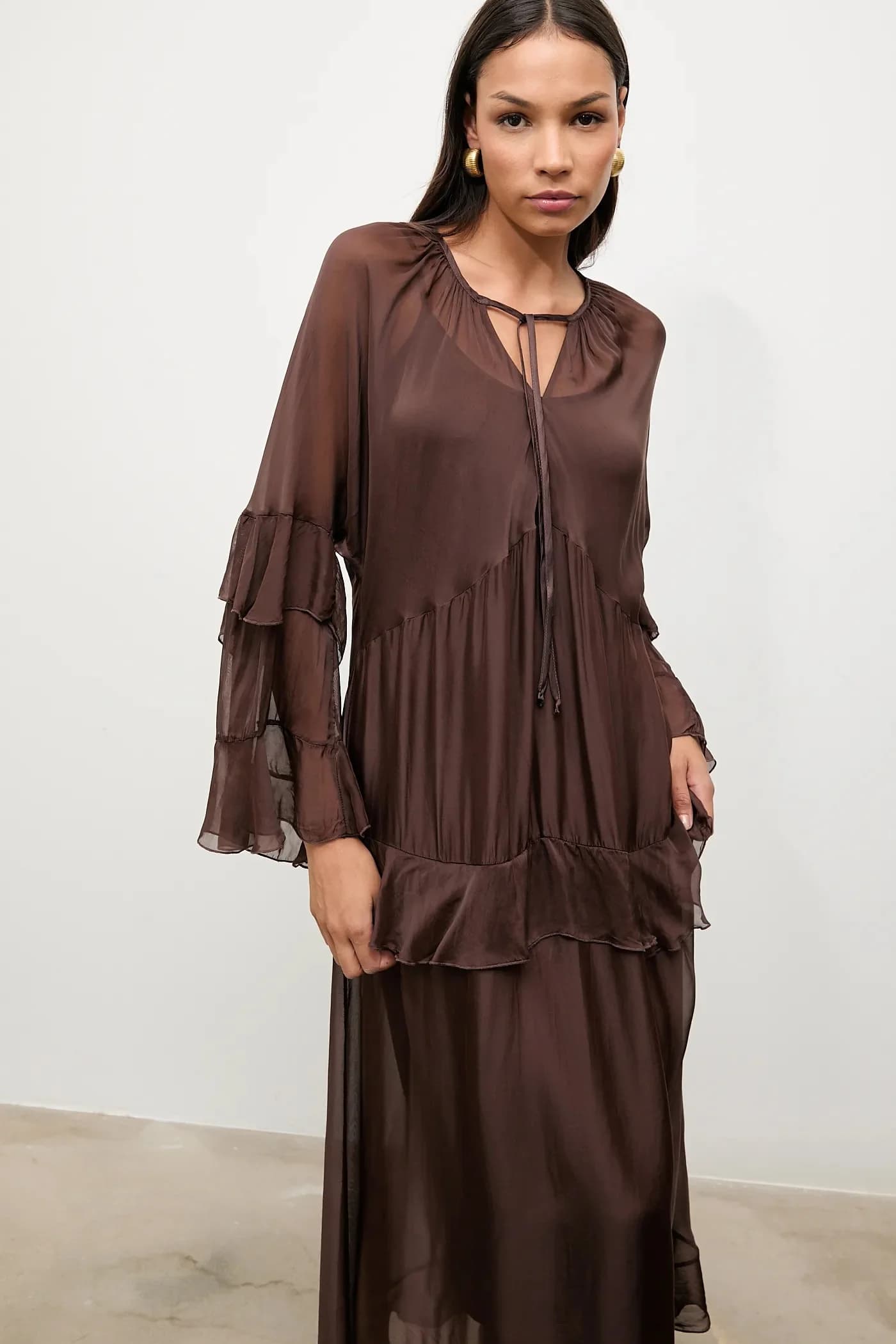 Шелковое платье - фото 4