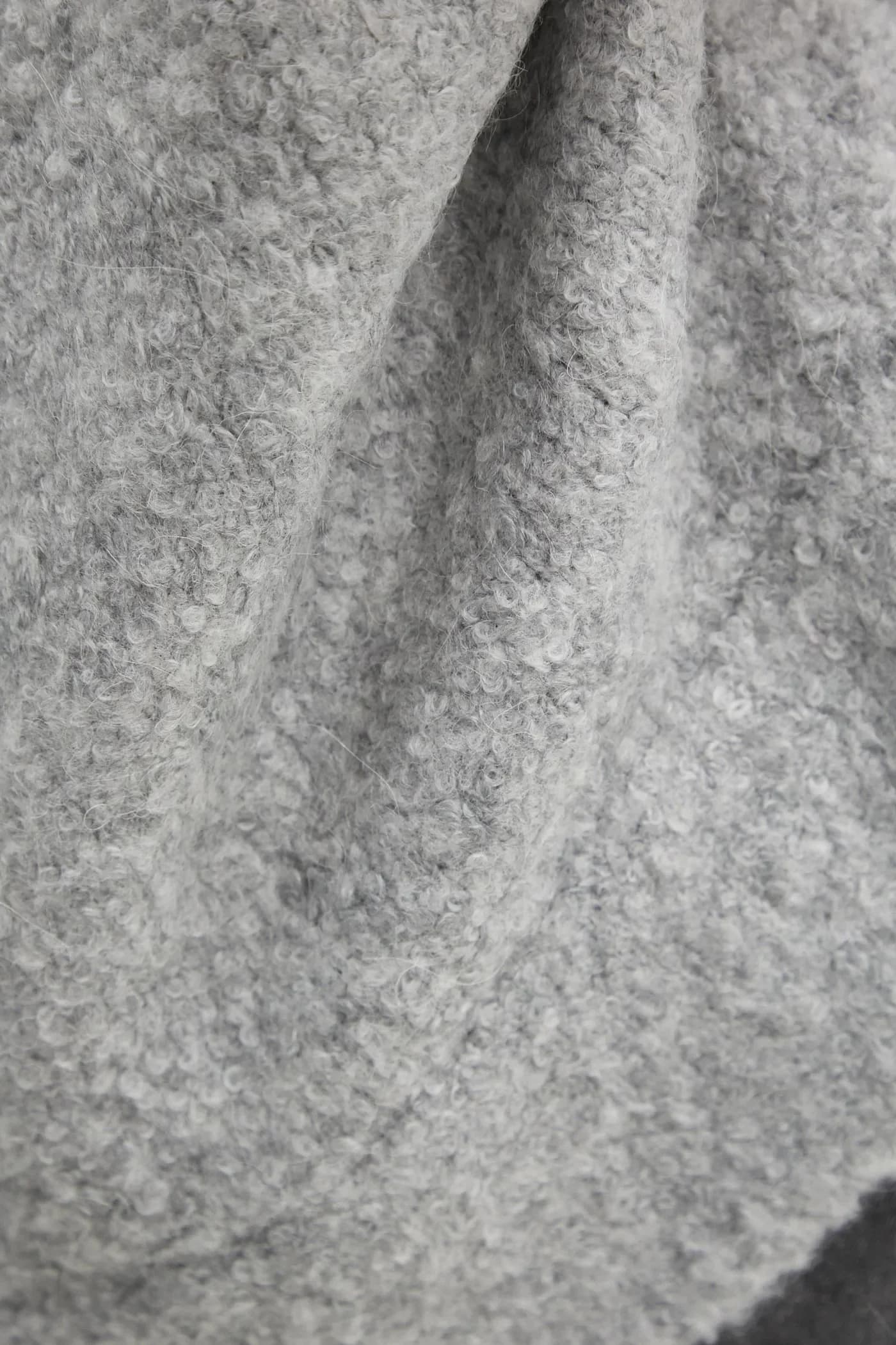 Гранатовый свитер из смесовой шерсти - фото 6