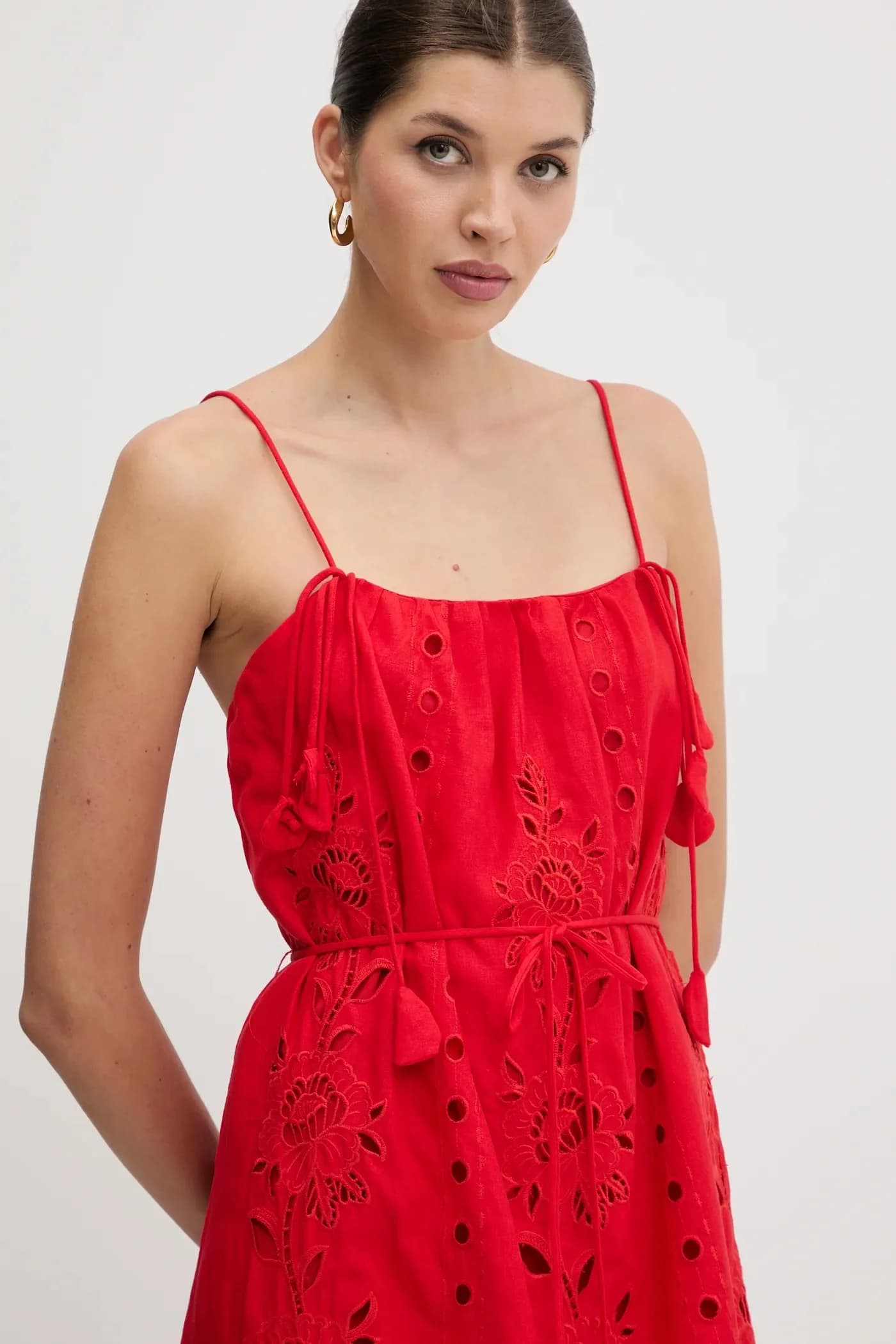 Льняное платье - фото 4