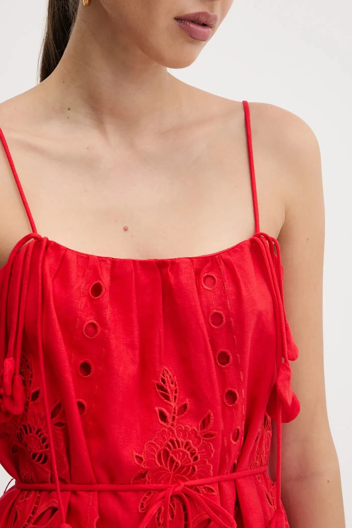 Льняное платье - фото 5