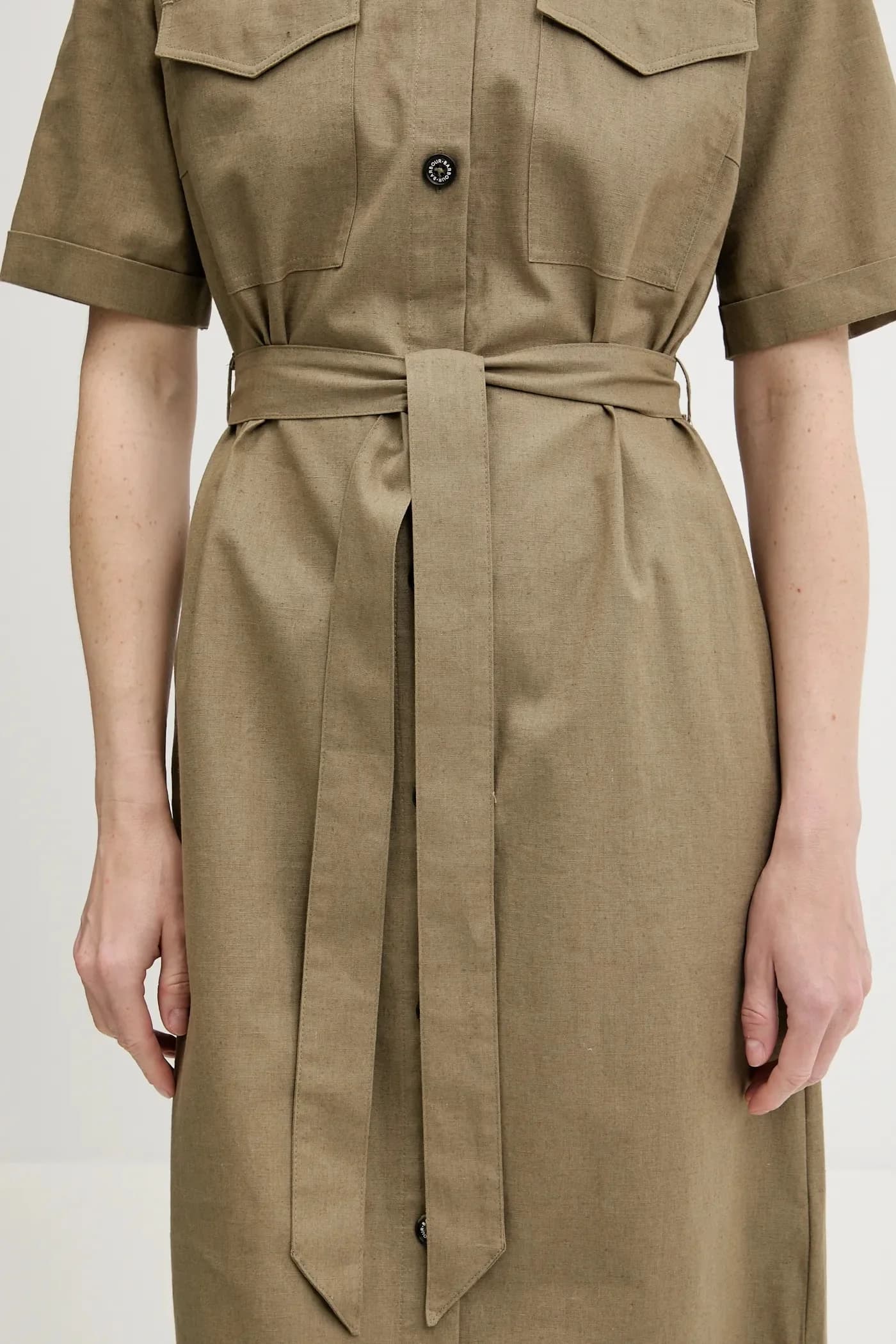 платье NICOLE из смесового льна - фото 5