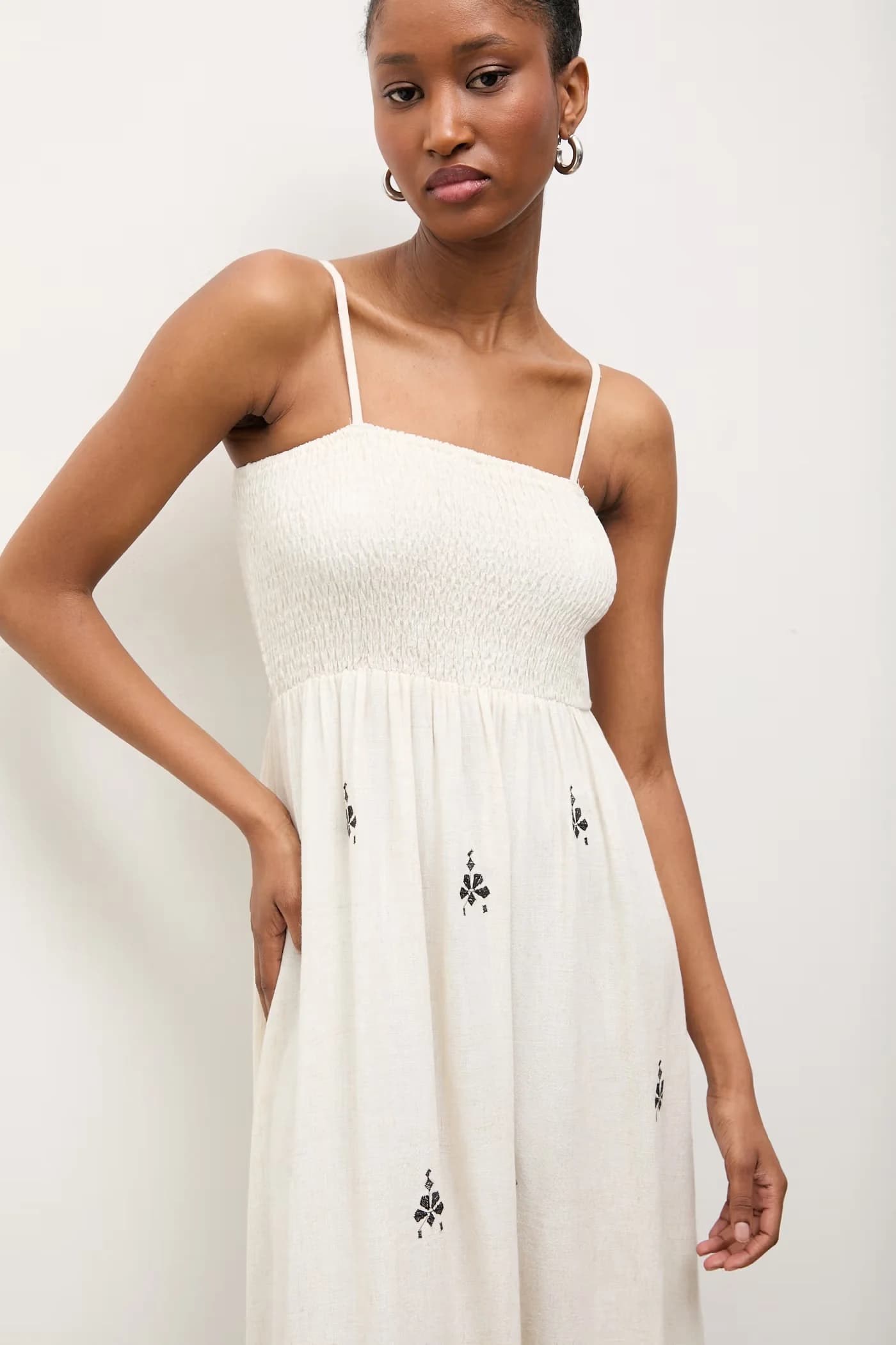 Льняное платье - фото 4