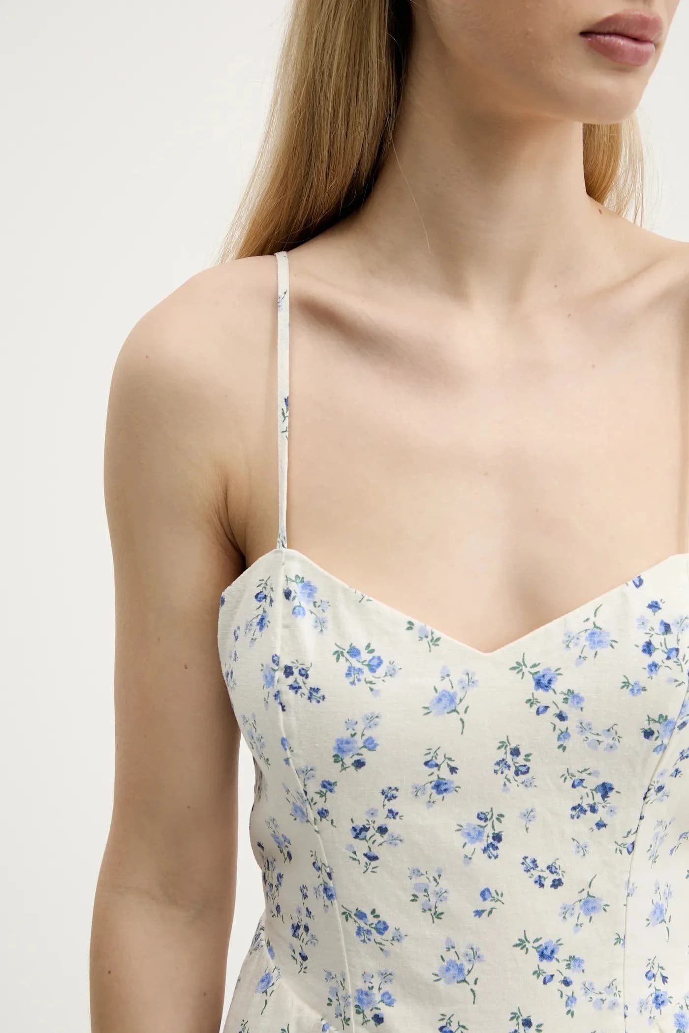 Льняное платье - фото 5