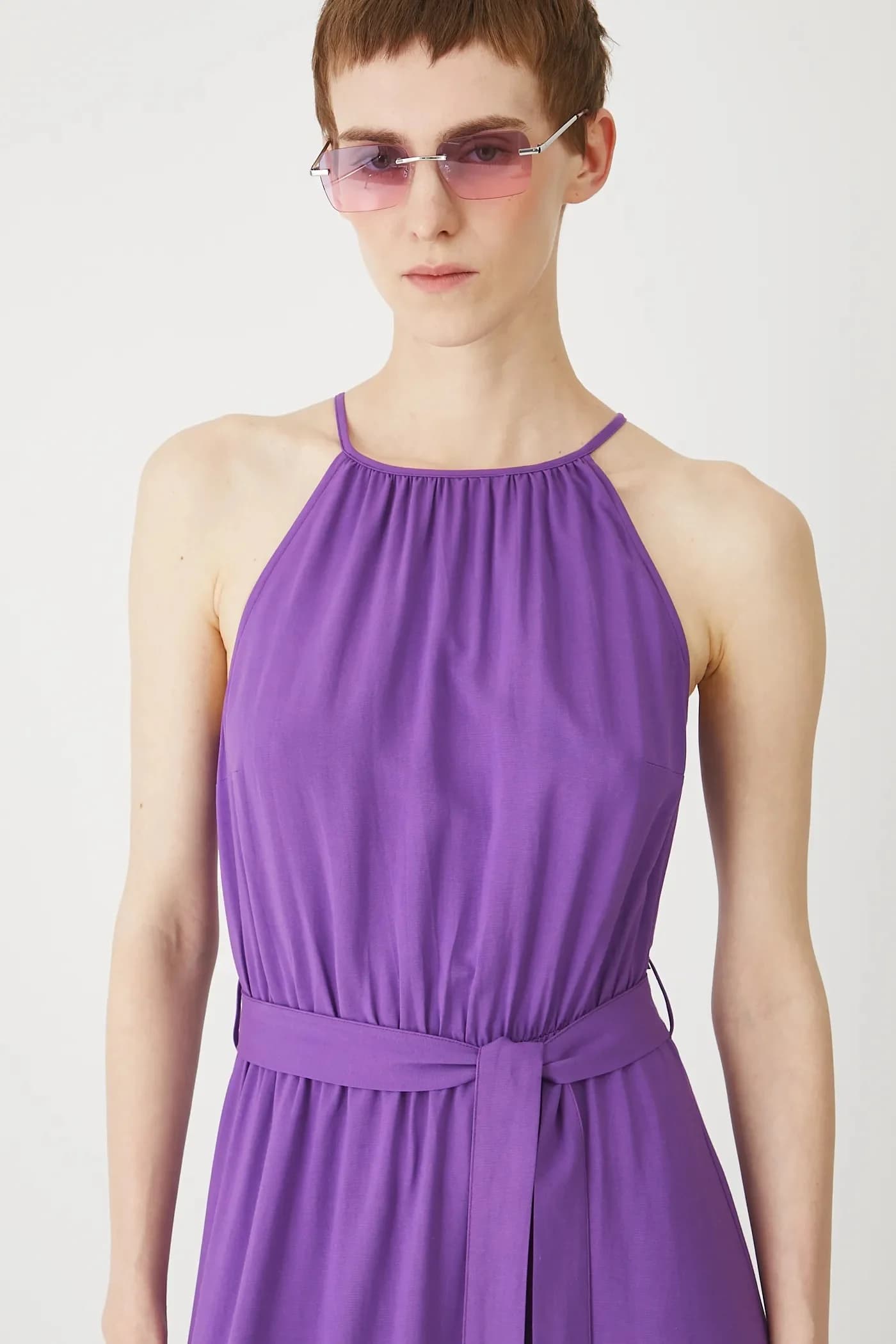 Платье из смесового льна - фото 4