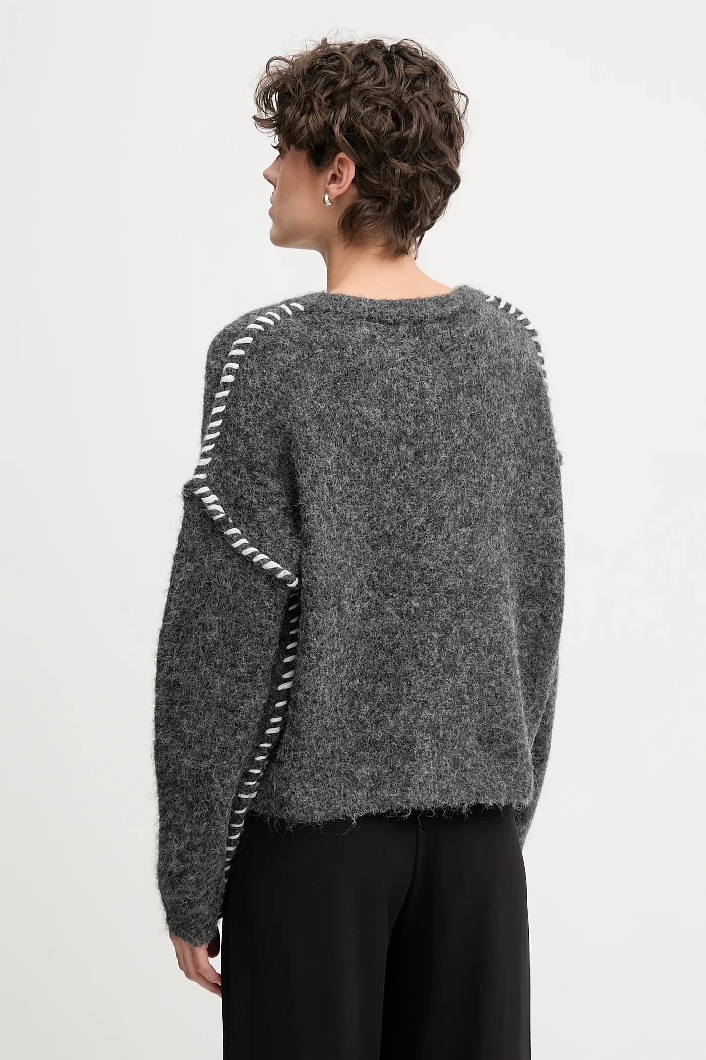 Свитер из смесовой шерсти - фото 3