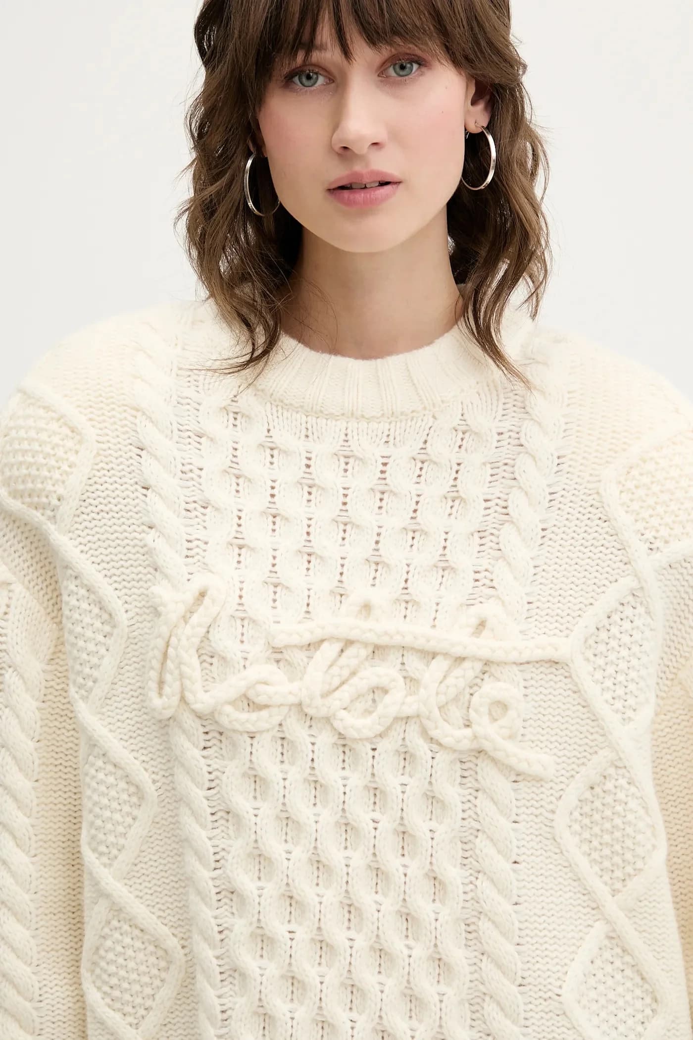 Свитер из смесовой шерсти - фото 4