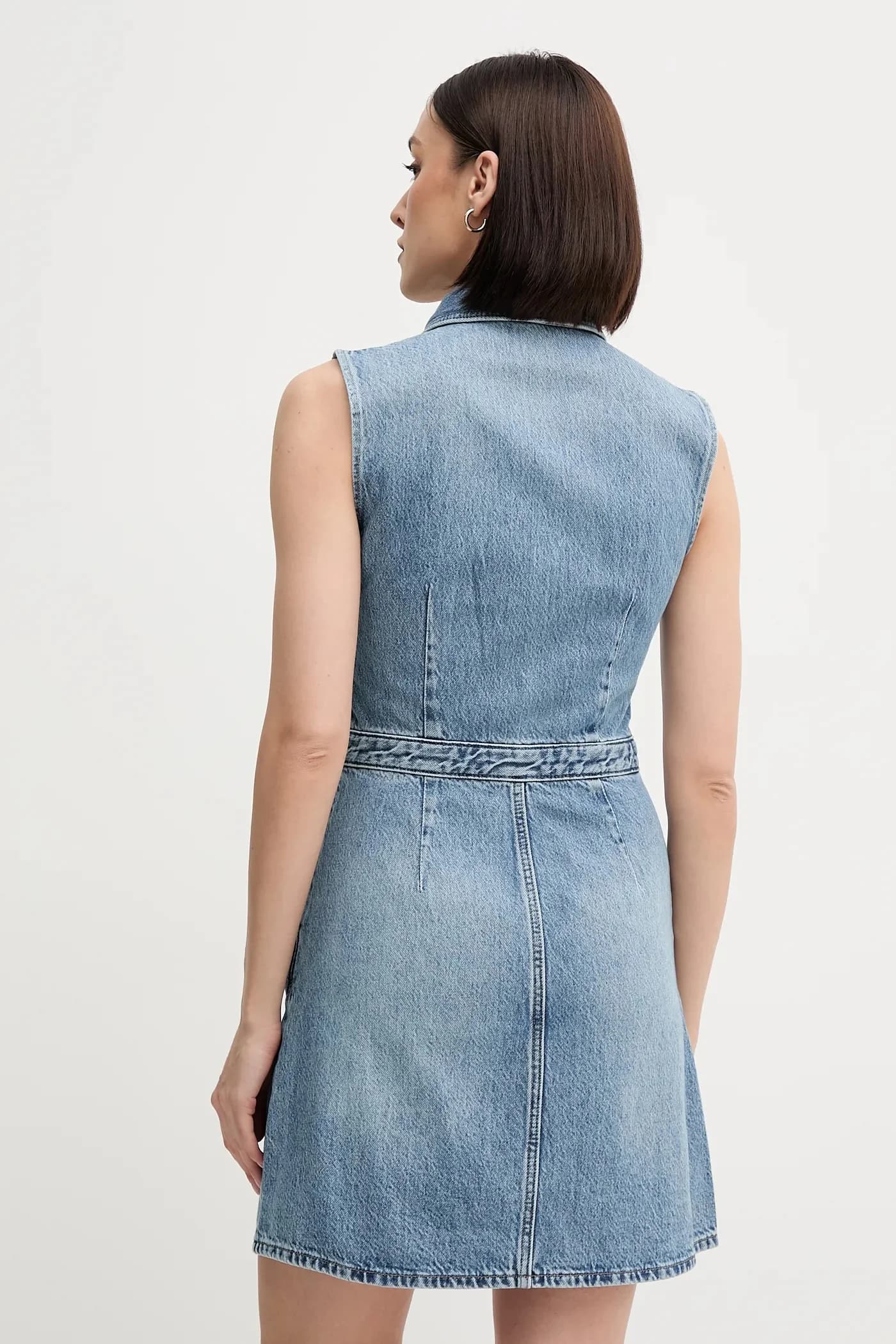 Джинсовое платье - фото 3