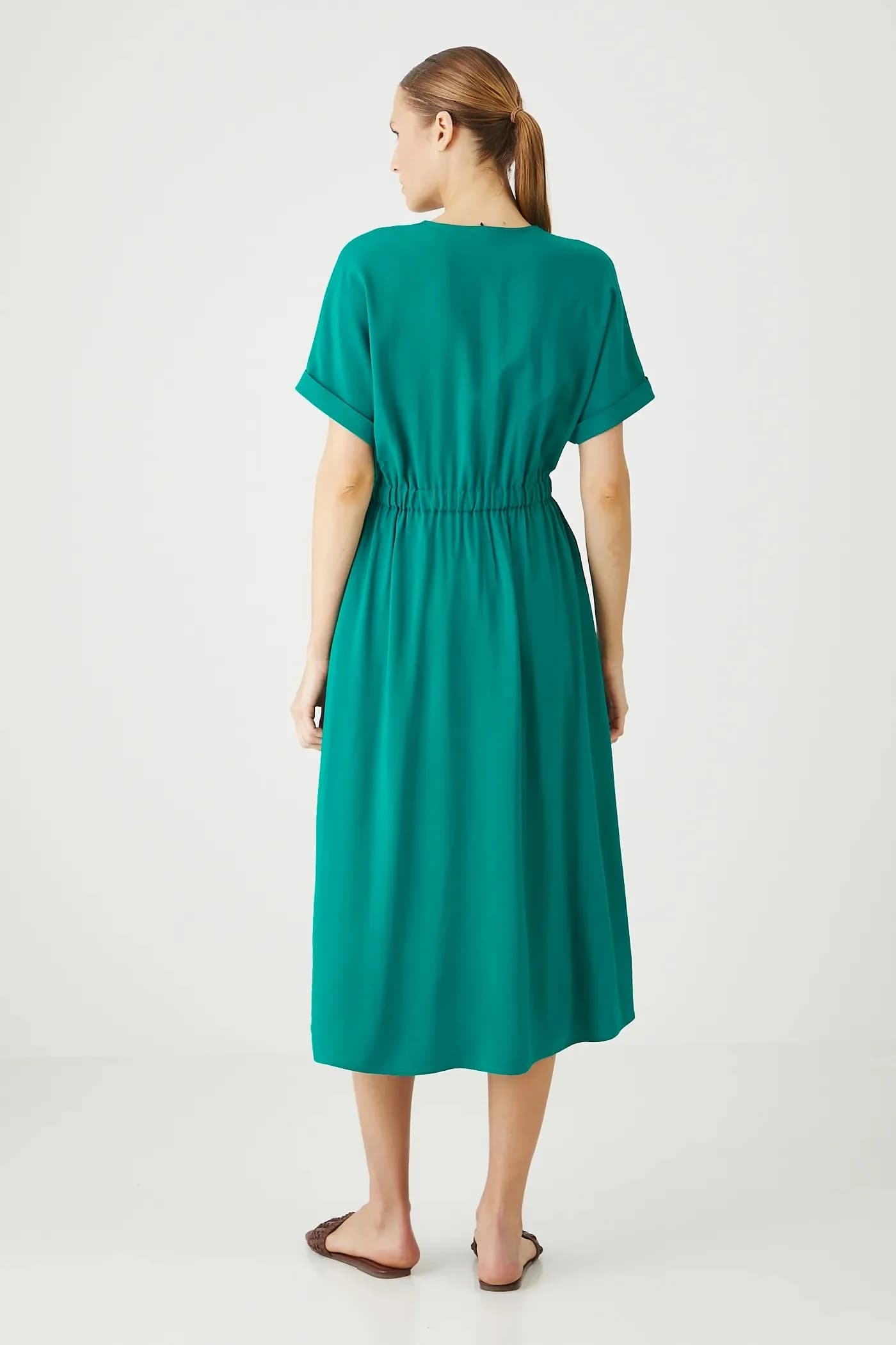 Платье из смесового льна - фото 2