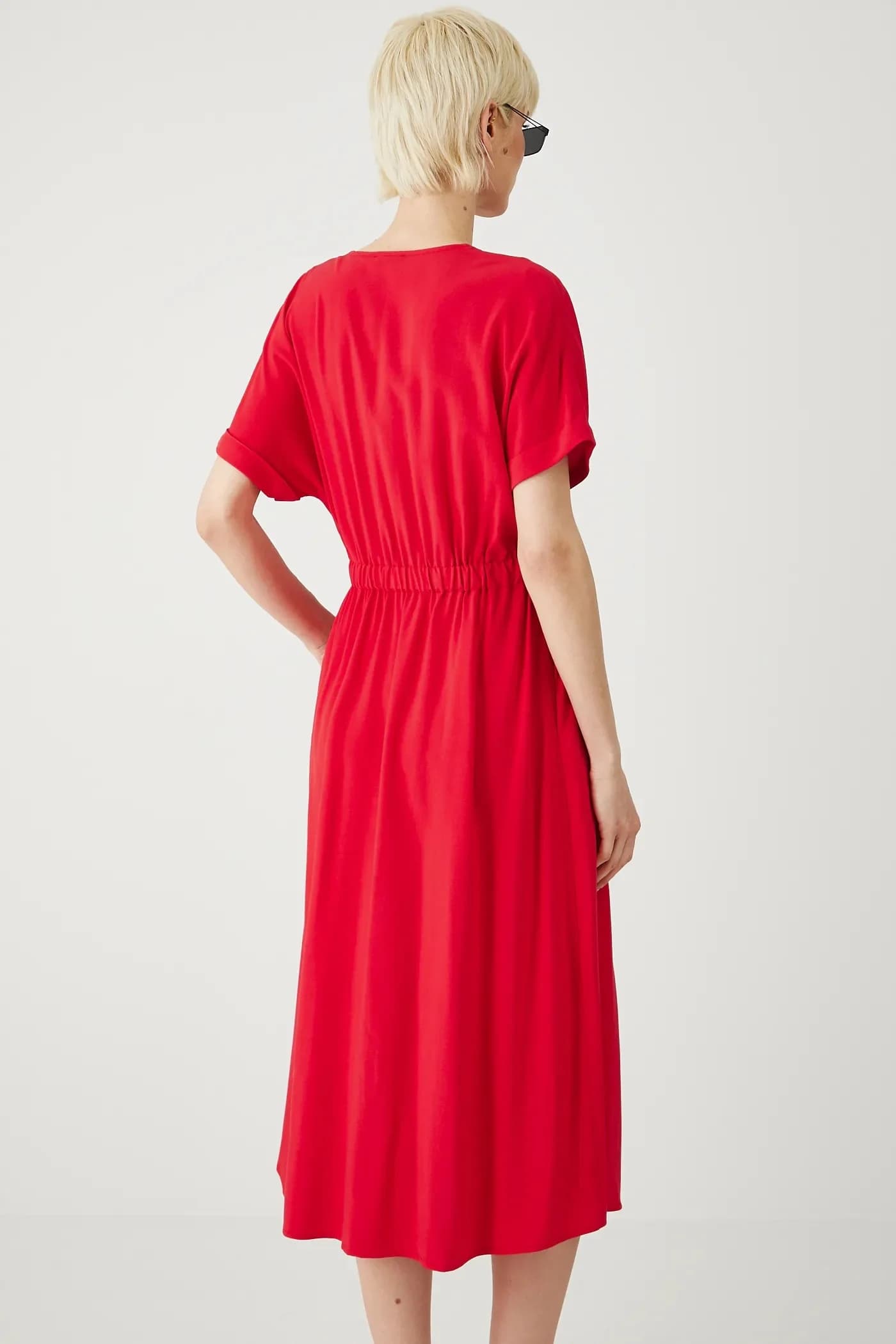 Платье из смесового льна - фото 3