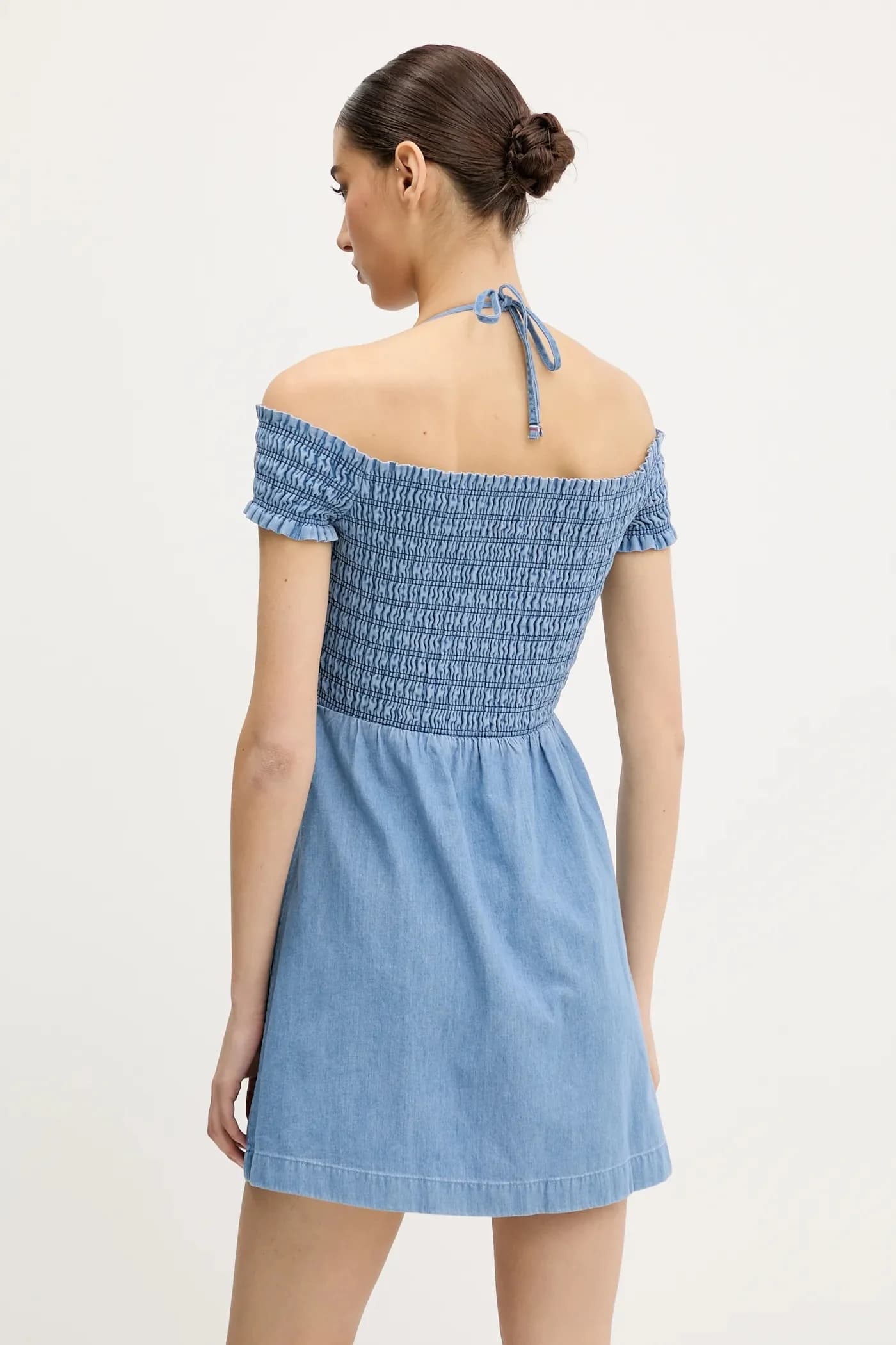 Джинсовое платье - фото 3