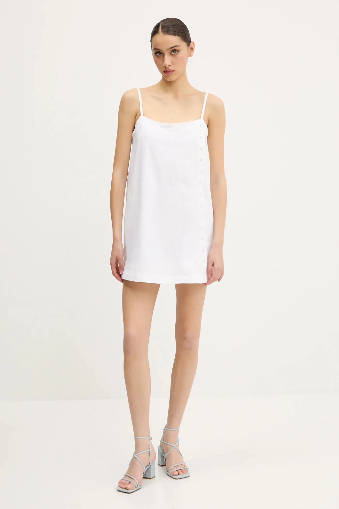 Льняное платье - фото 2