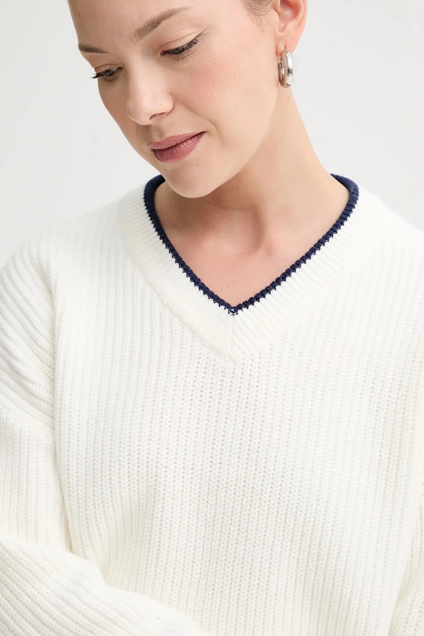 Свитер из смесовой шерсти - фото 4