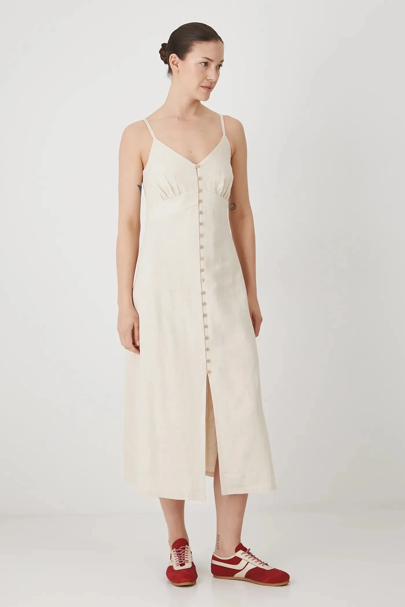 Льняное платье - фото 3