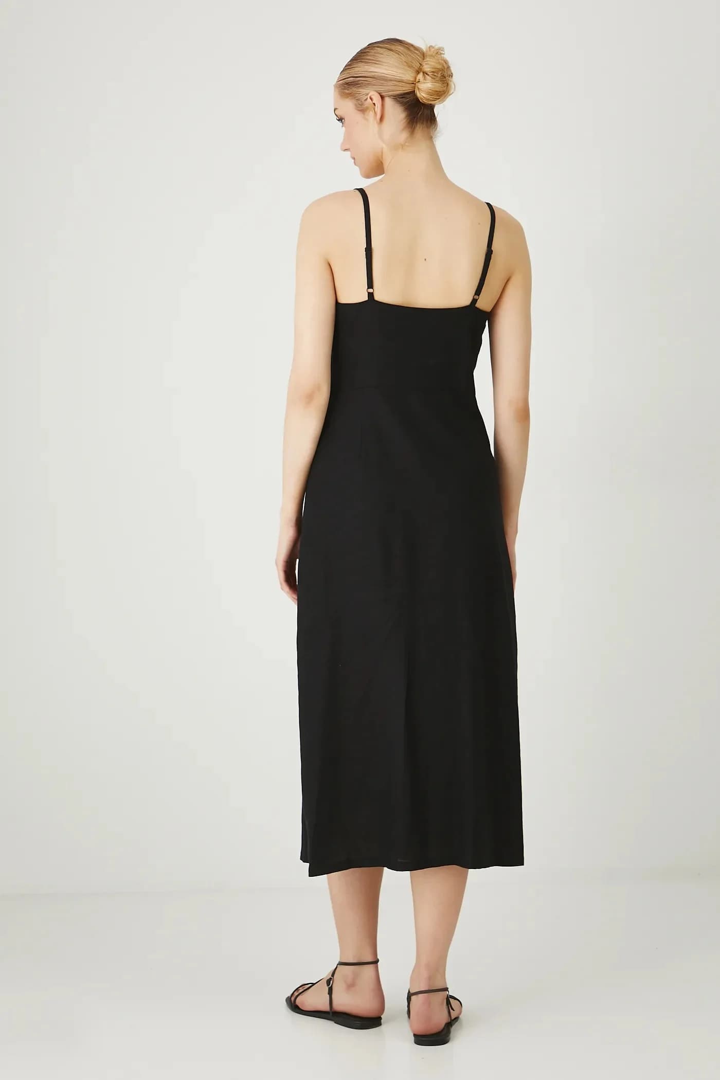 Льняное платье - фото 2